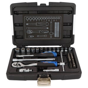 Coffret clé à douille et embouts de mécanicien DEXTER, 39 pièces Leroy Merlin Les bons plans des petits projets avant l'été