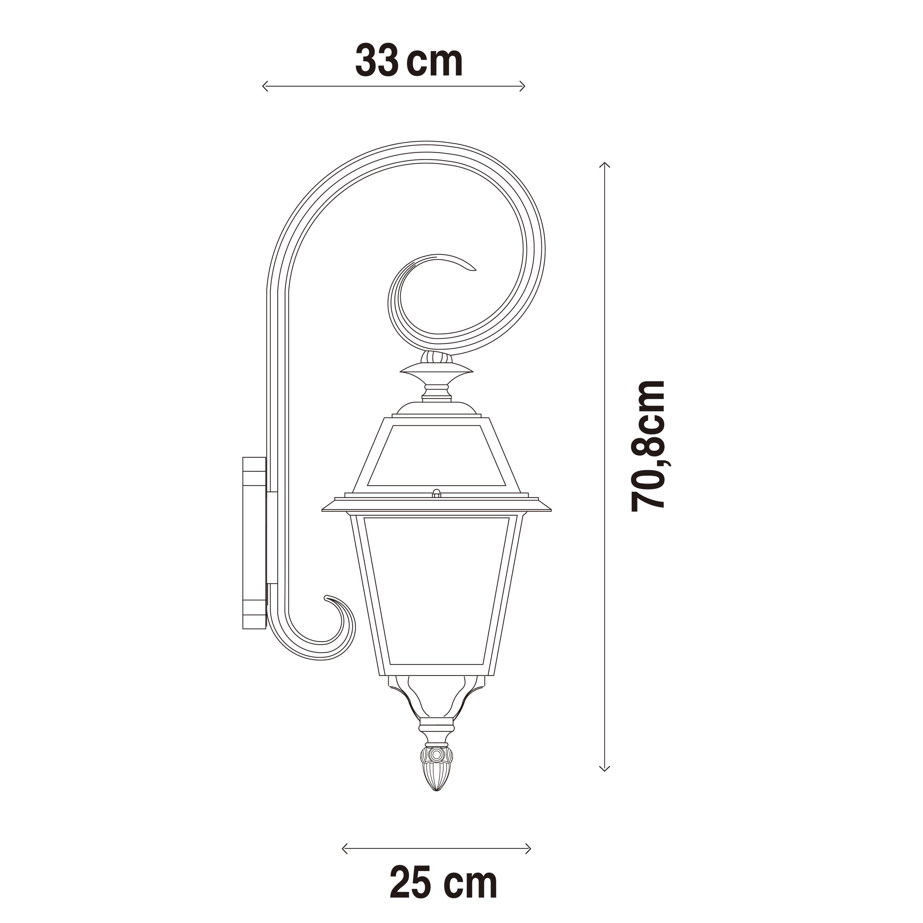 Applique descendante E27, aluminium / verre, Rivera, INSPIRE - 4