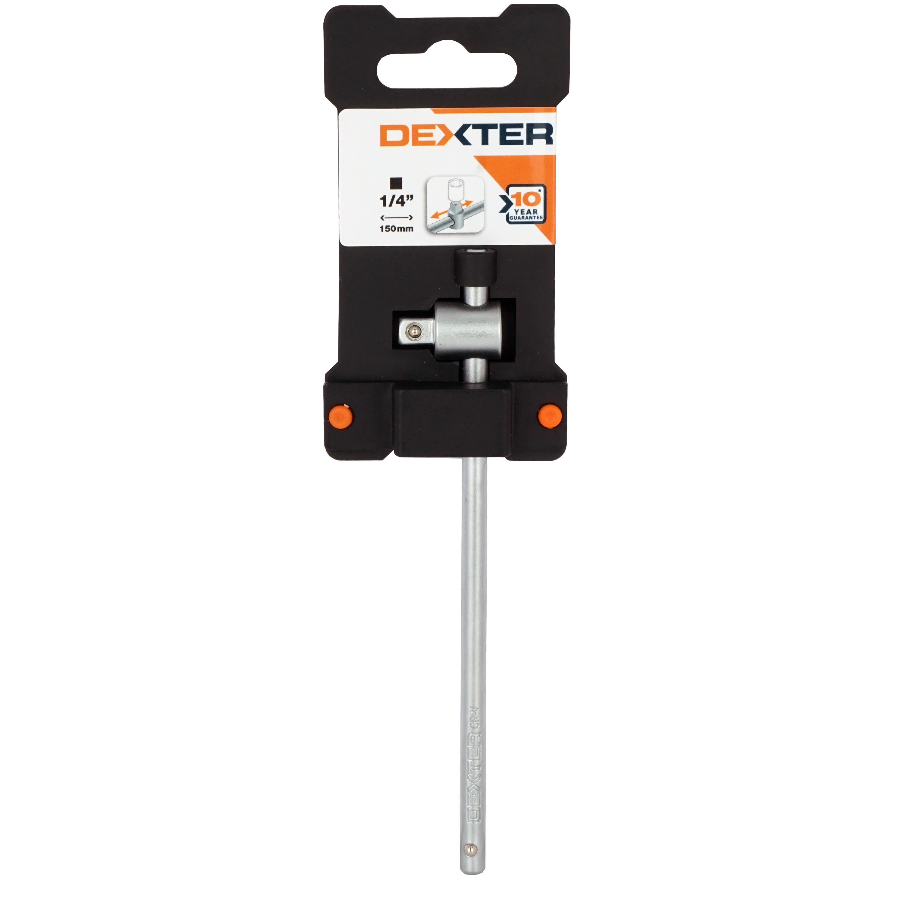 Poignée 6 pans 1/4 en chrome vanadium DEXTER, L.150 mm - 3