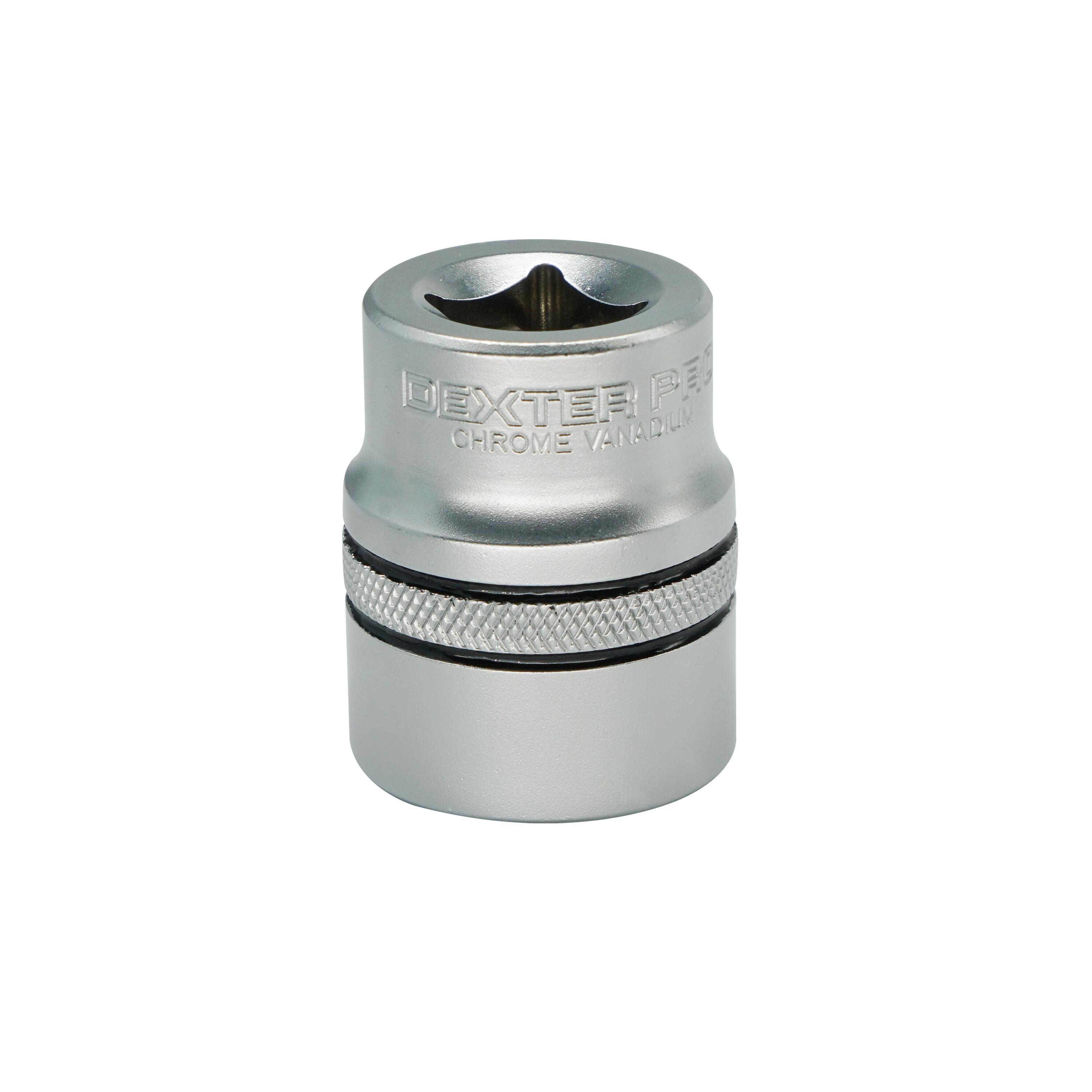 Douille 12 pans 1/2 en chrome vanadium DEXTER PRO, Diam.24 mm - 4
