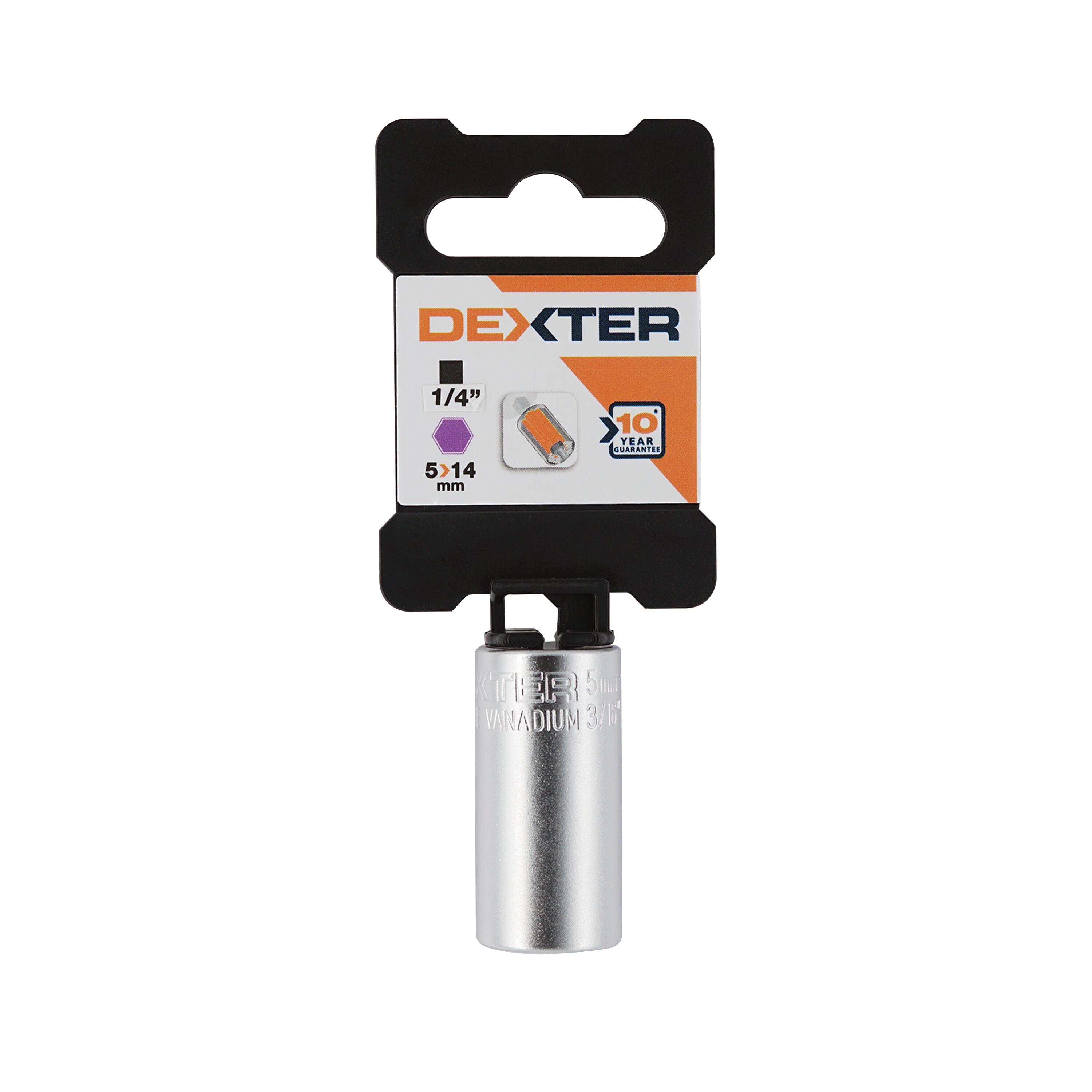 Douille universelle 6 pans en chrome vanadium DEXTER, Diam.11-32 mm - 3