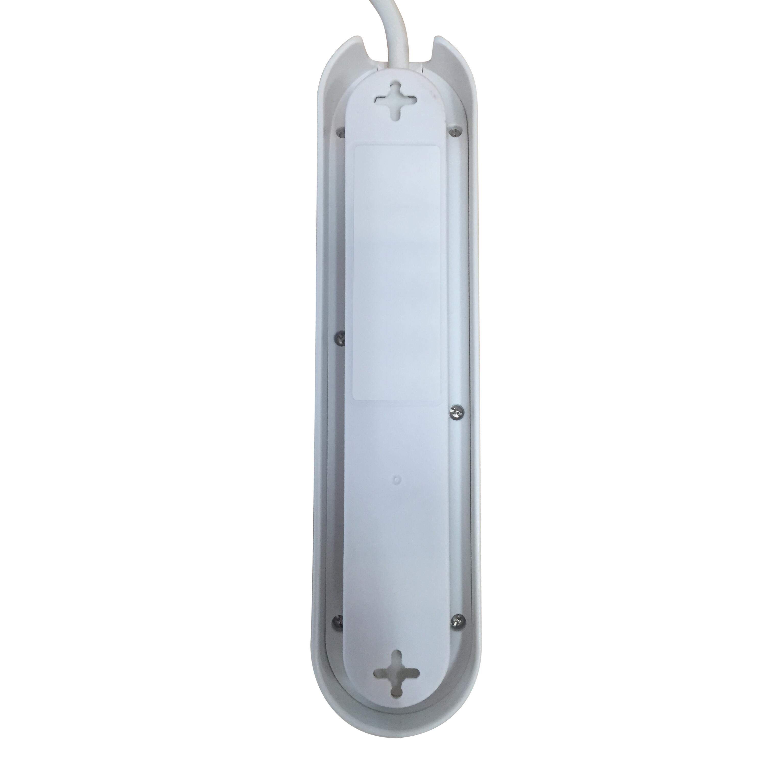 Multiprise USB filaire, 3 prises + 2 USB-A noir et blanc, 1.5M, LEXMAN - 8