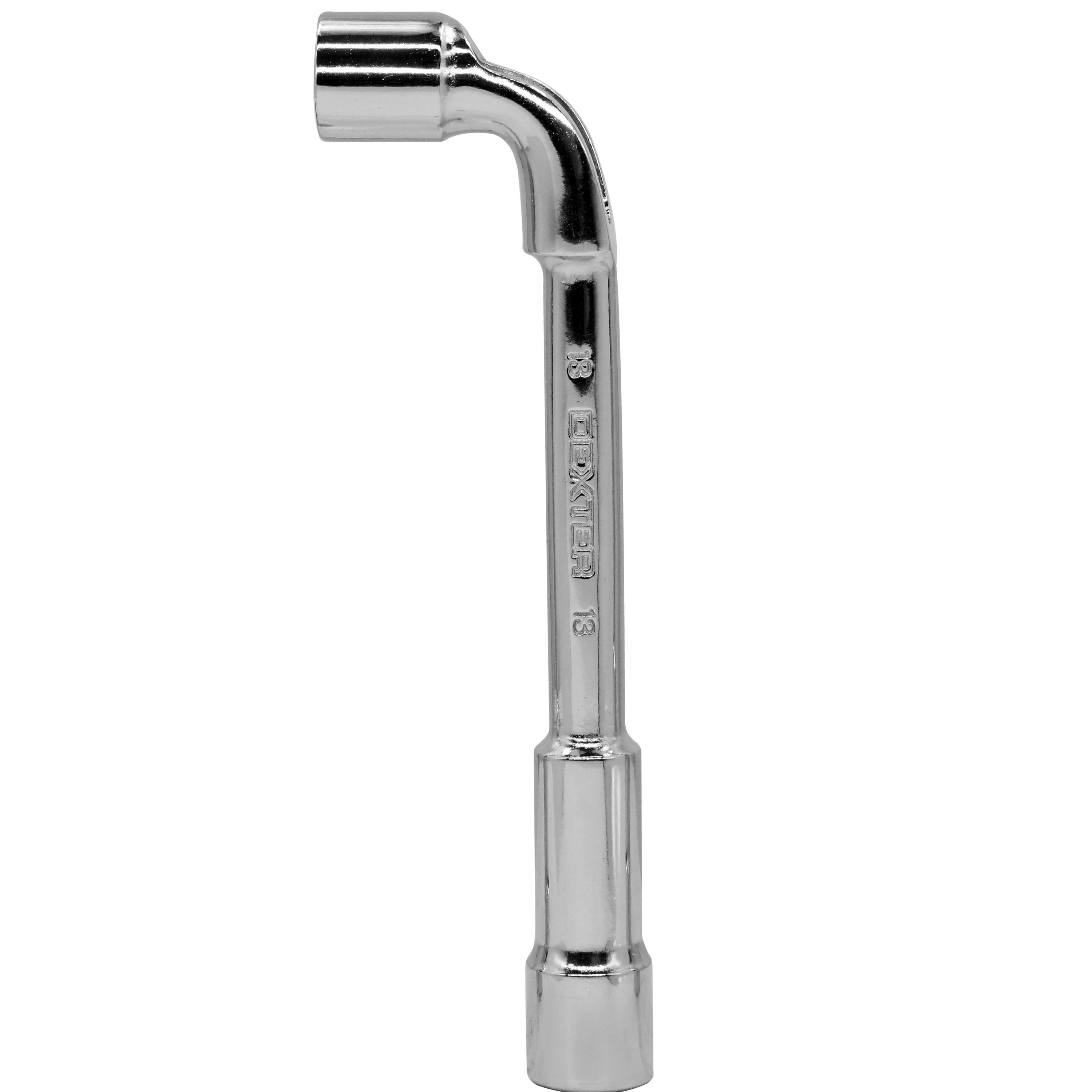 Clé à pipe débouchée en chrome vanadium multifonction DEXTER, Diam.13 mm - 2