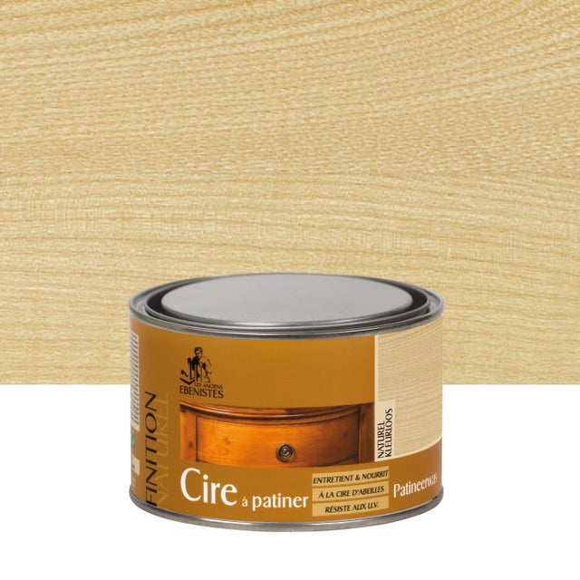 Cire à patiner meuble et objets LES ANCIENS EBENISTES, 0.3 l, naturelle