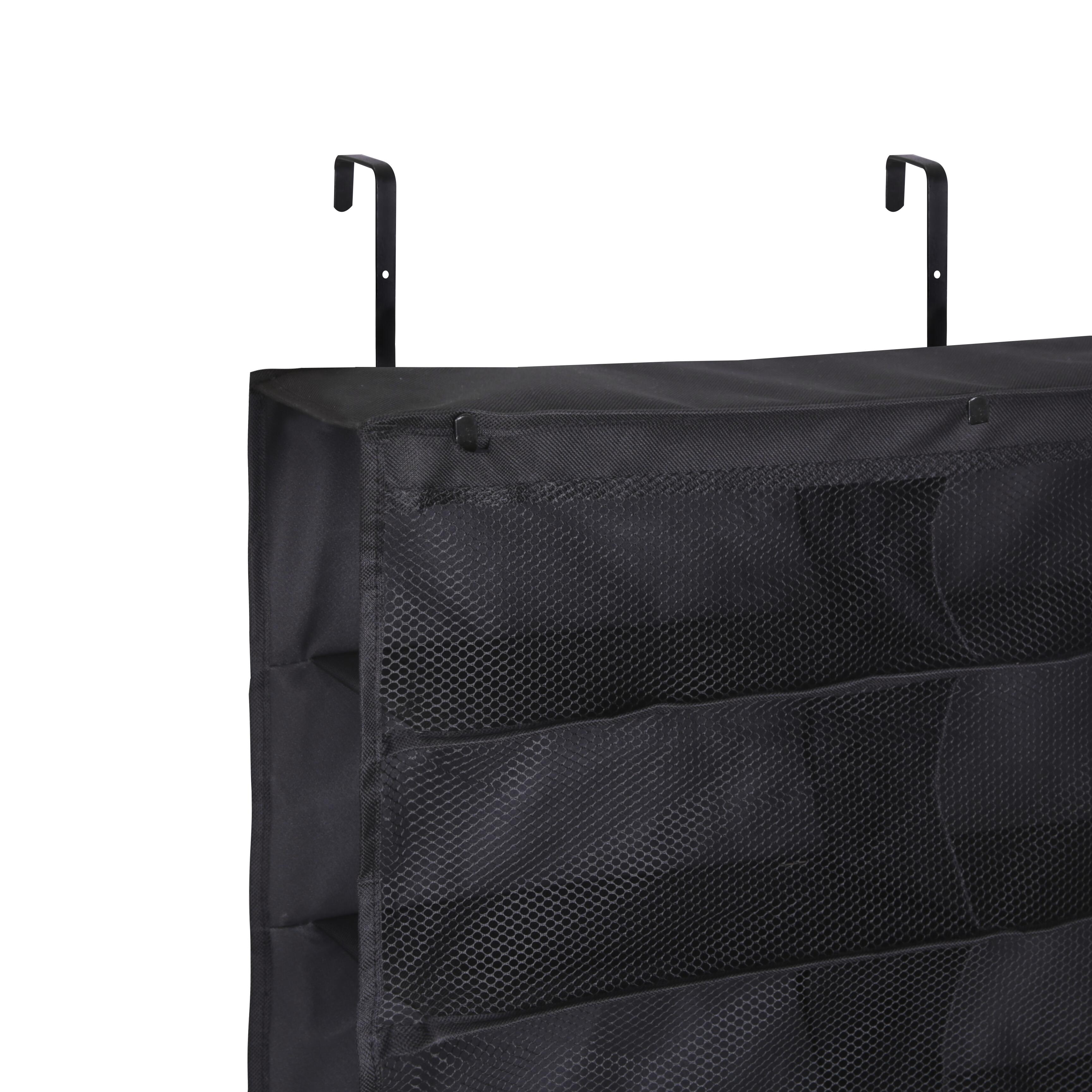 Sapateira para porta SPACEO TEXTIL 152X59X1.6CM PRETO 13 PARES - 7