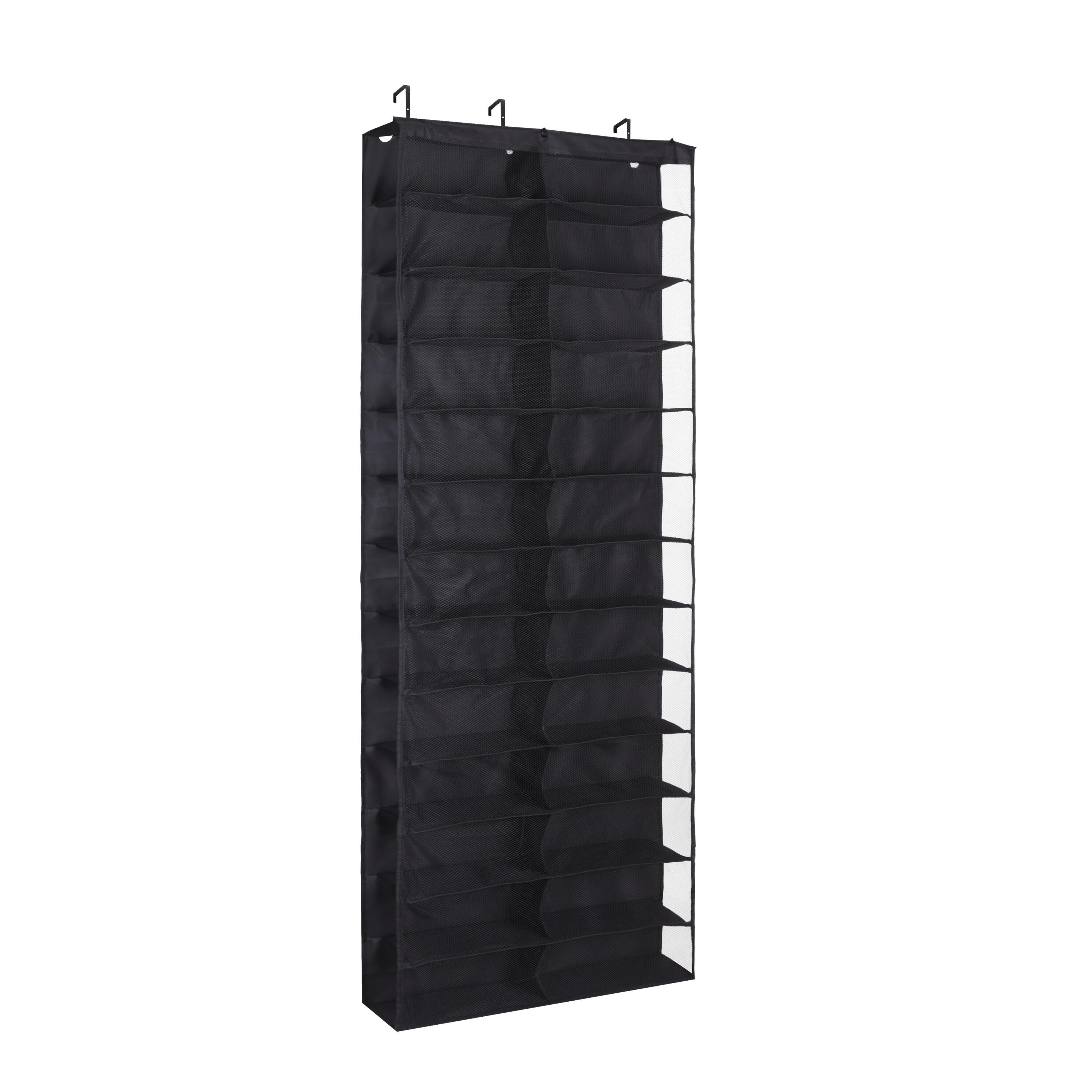 Sapateira para porta SPACEO TEXTIL 152X59X1.6CM PRETO 13 PARES - 2