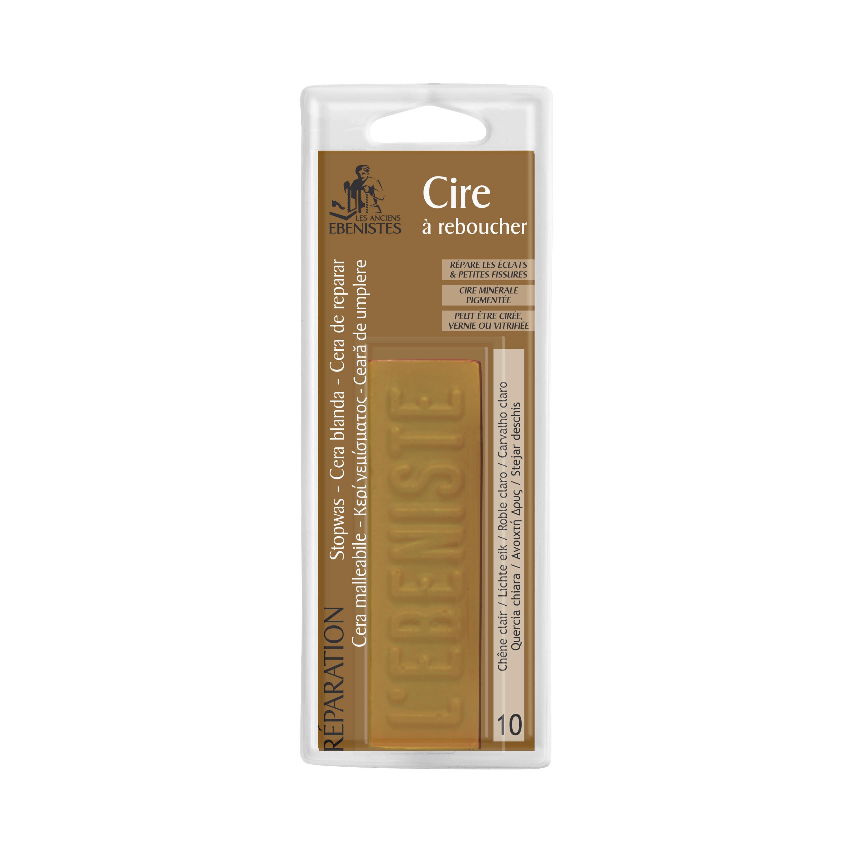 Cire à reboucher LES ANCIENS EBENISTES 50g, chêne clair - 5