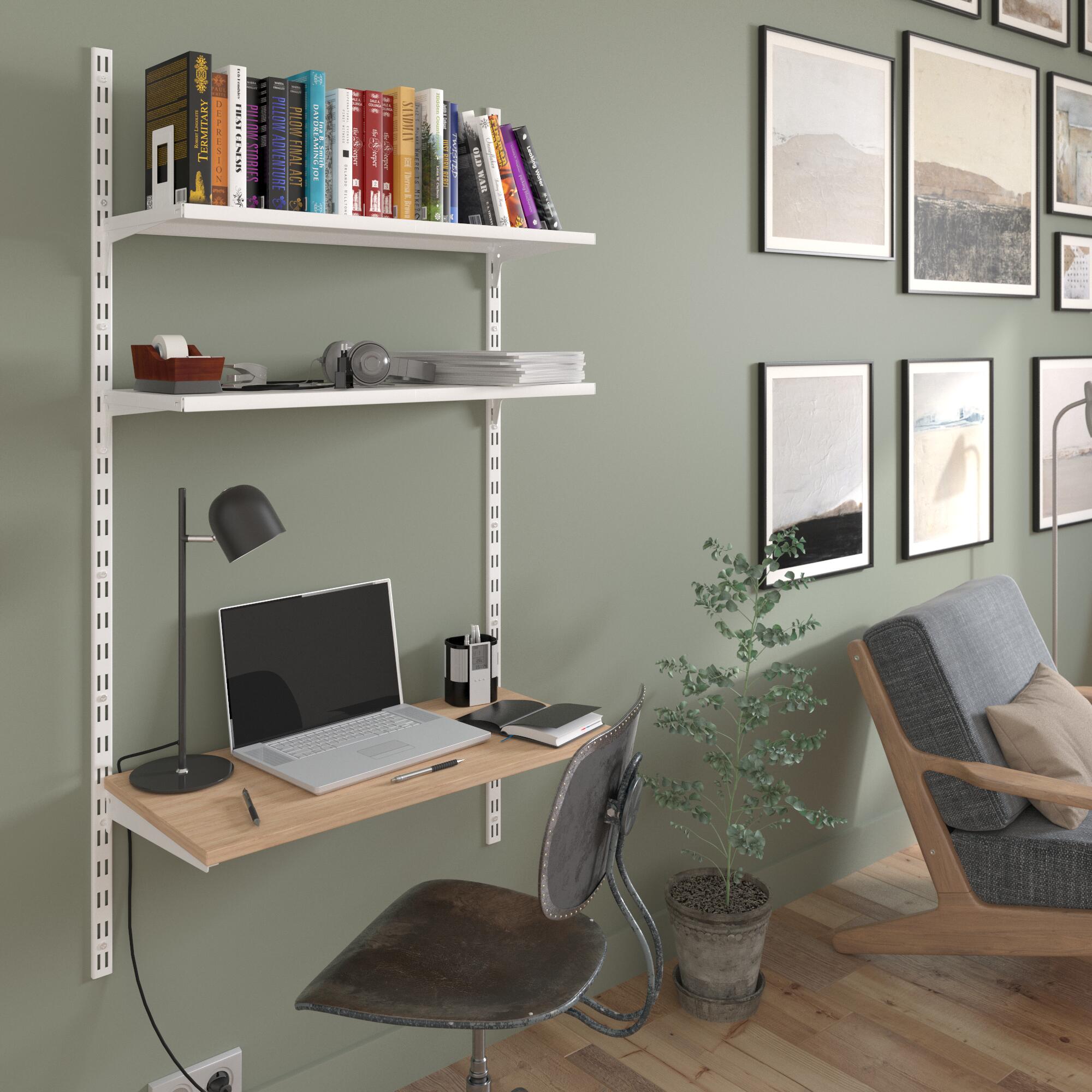 Crémaillère double acier, H.150 cm entraxe 50 mm - 5