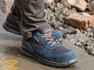 Chaussures de sécurité ICONIC SUEDE NAVY LOW