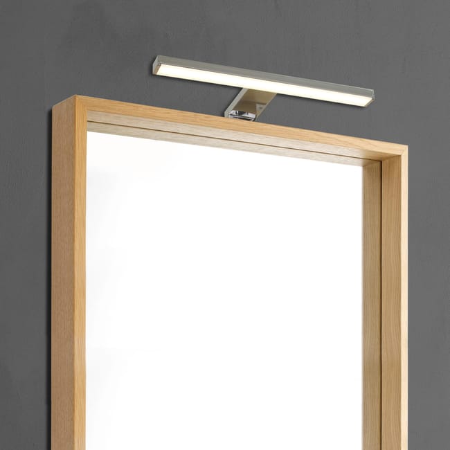 Leroymerlin Applique LED bagno moderno Slim 30 cromo INSPIRE