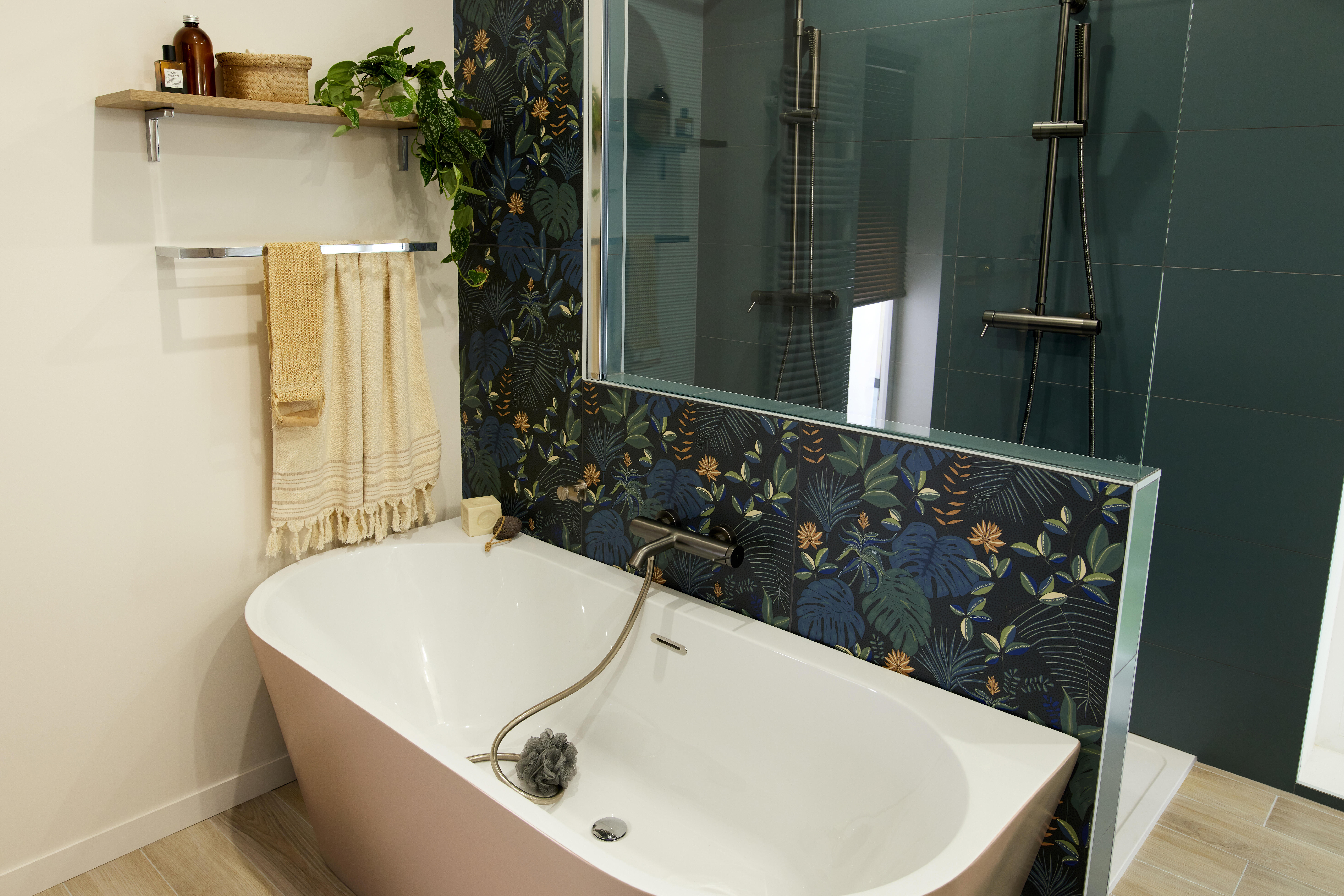 Colonne de douche mécanique ESSEBAGNO Envol Gun métal - 7