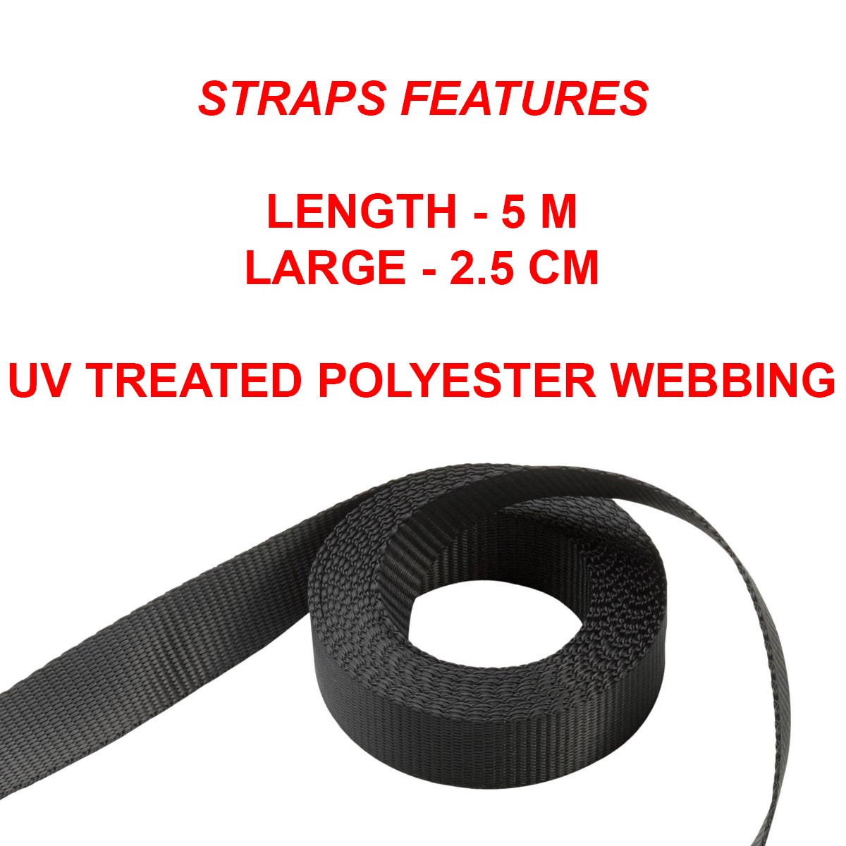 Sangle à cliquet MASTERLOCK, Diam.25 mm x L.5 m x l.25 mm - 2