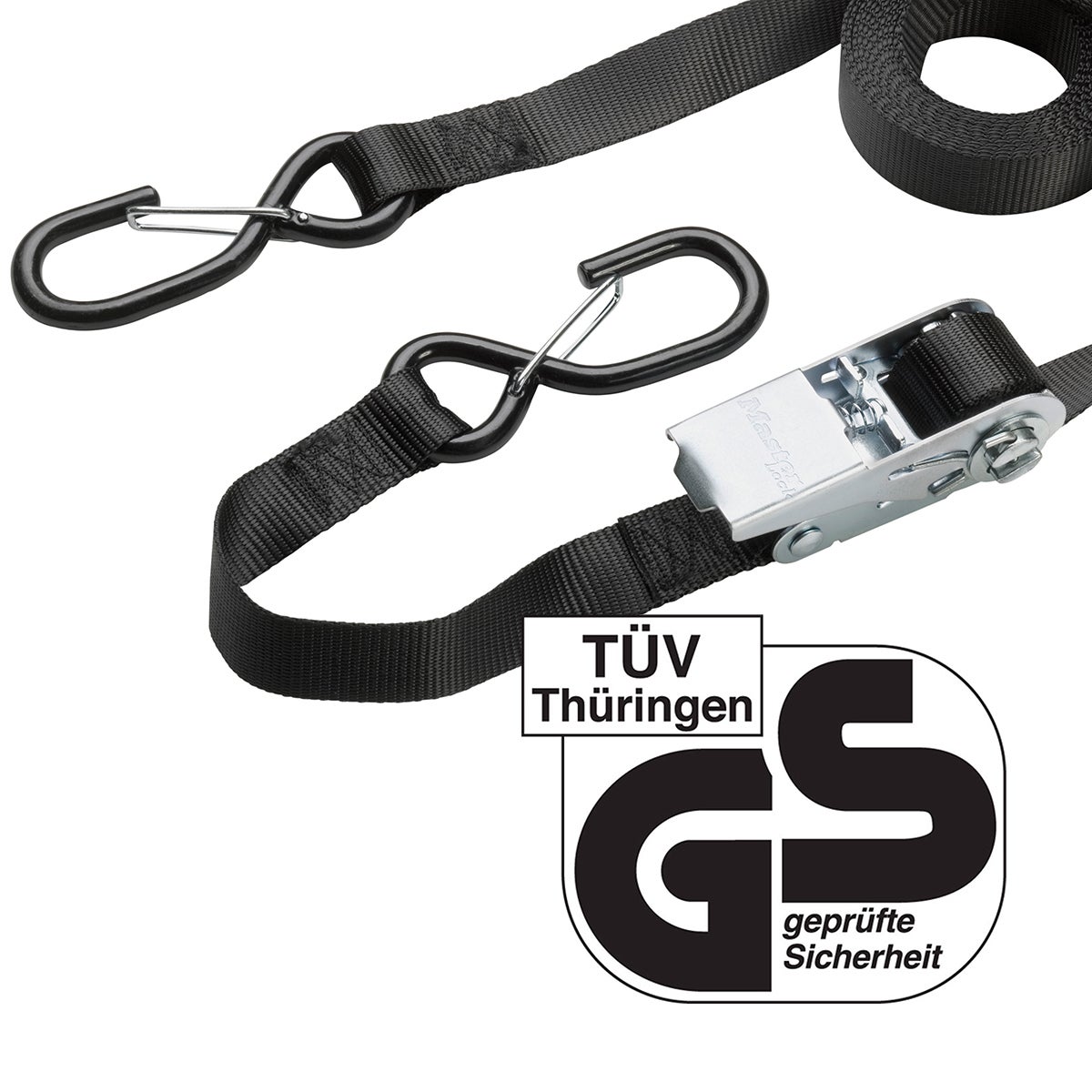 Sangle à cliquet MASTERLOCK, Diam.25 mm x L.5 m x l.25 mm - 4