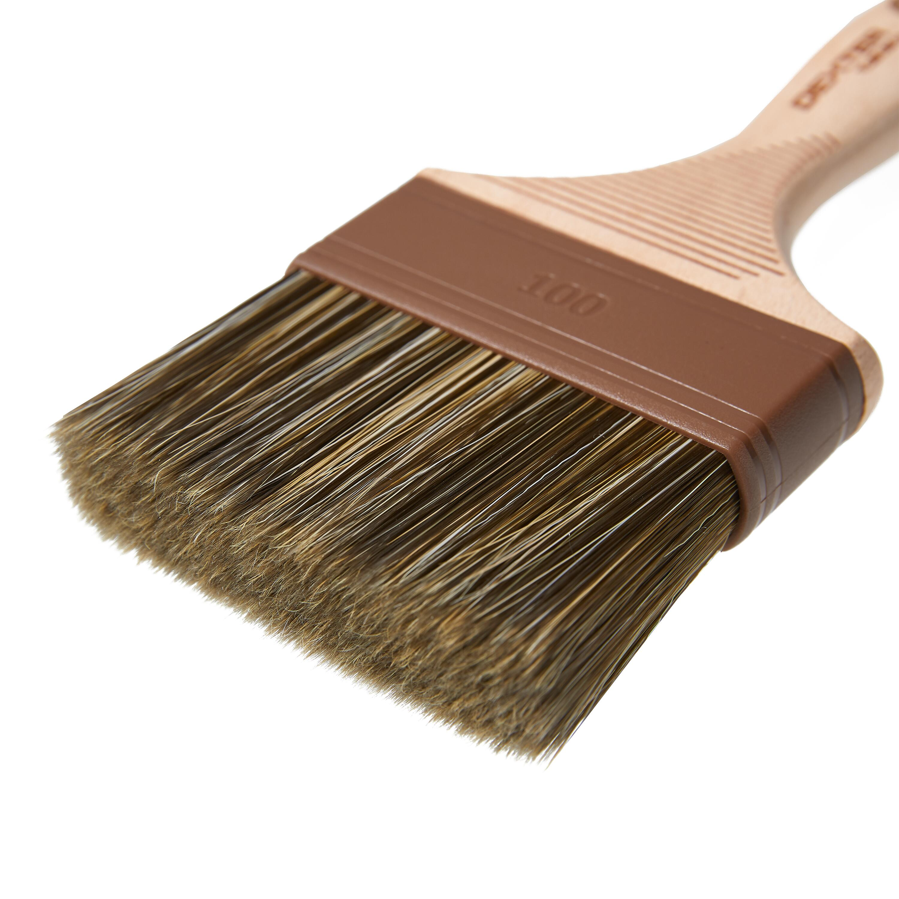 Pinceau plat pour vernir, huiler, vitrifier, lasurer et saturer, 100 mm DEXTER P - 3