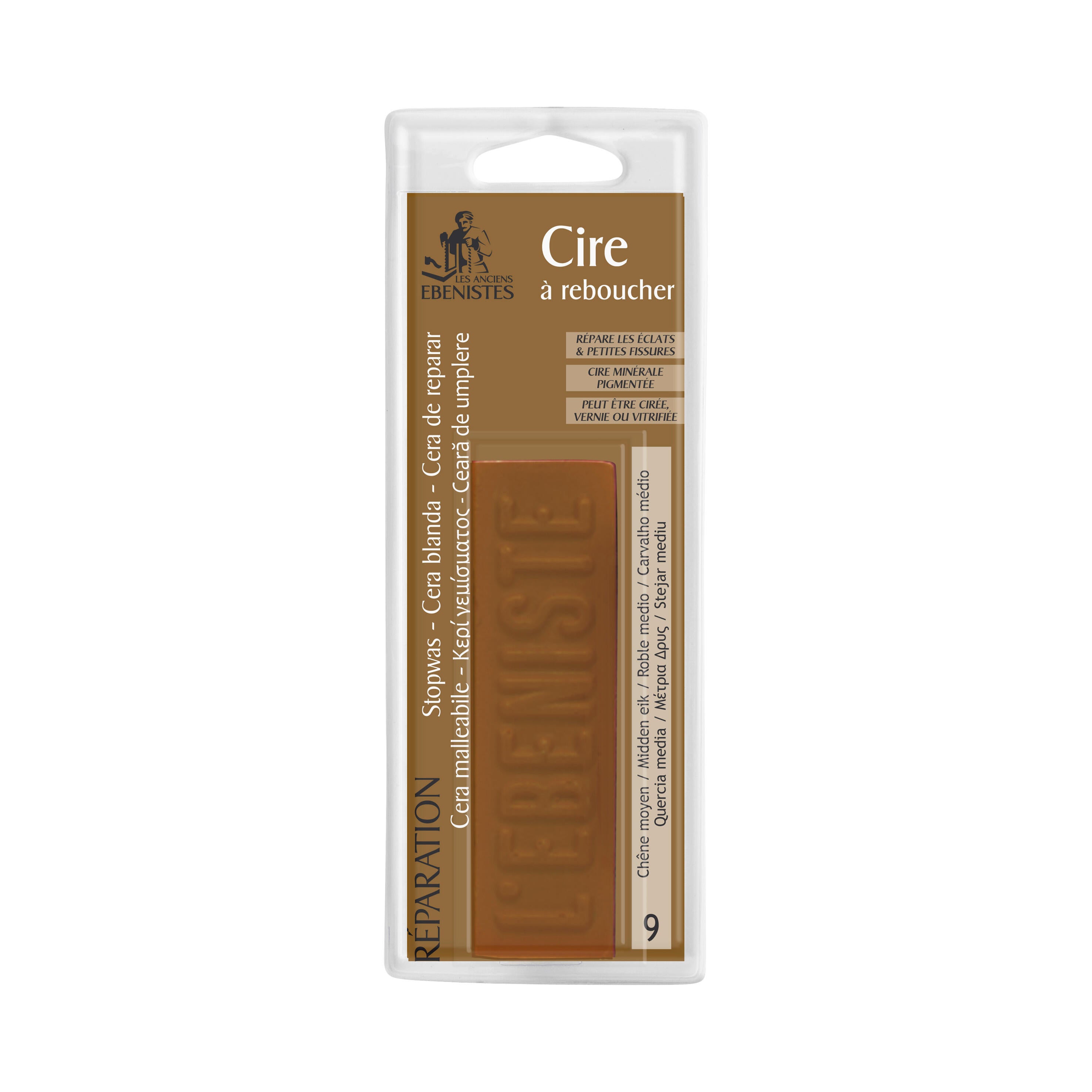 Cire à reboucher LES ANCIENS EBENISTES 50g, chêne moyen - 4