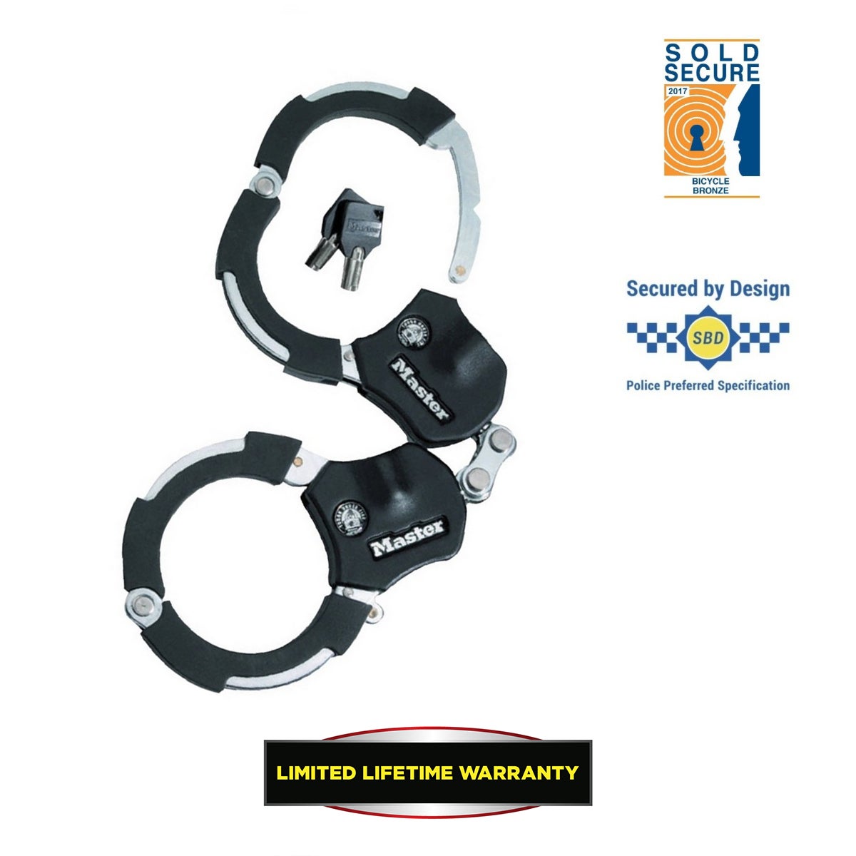 Antivol menotte pour trottinette MASTER LOCK, L.0.05 m x Diam.18 mm - 5