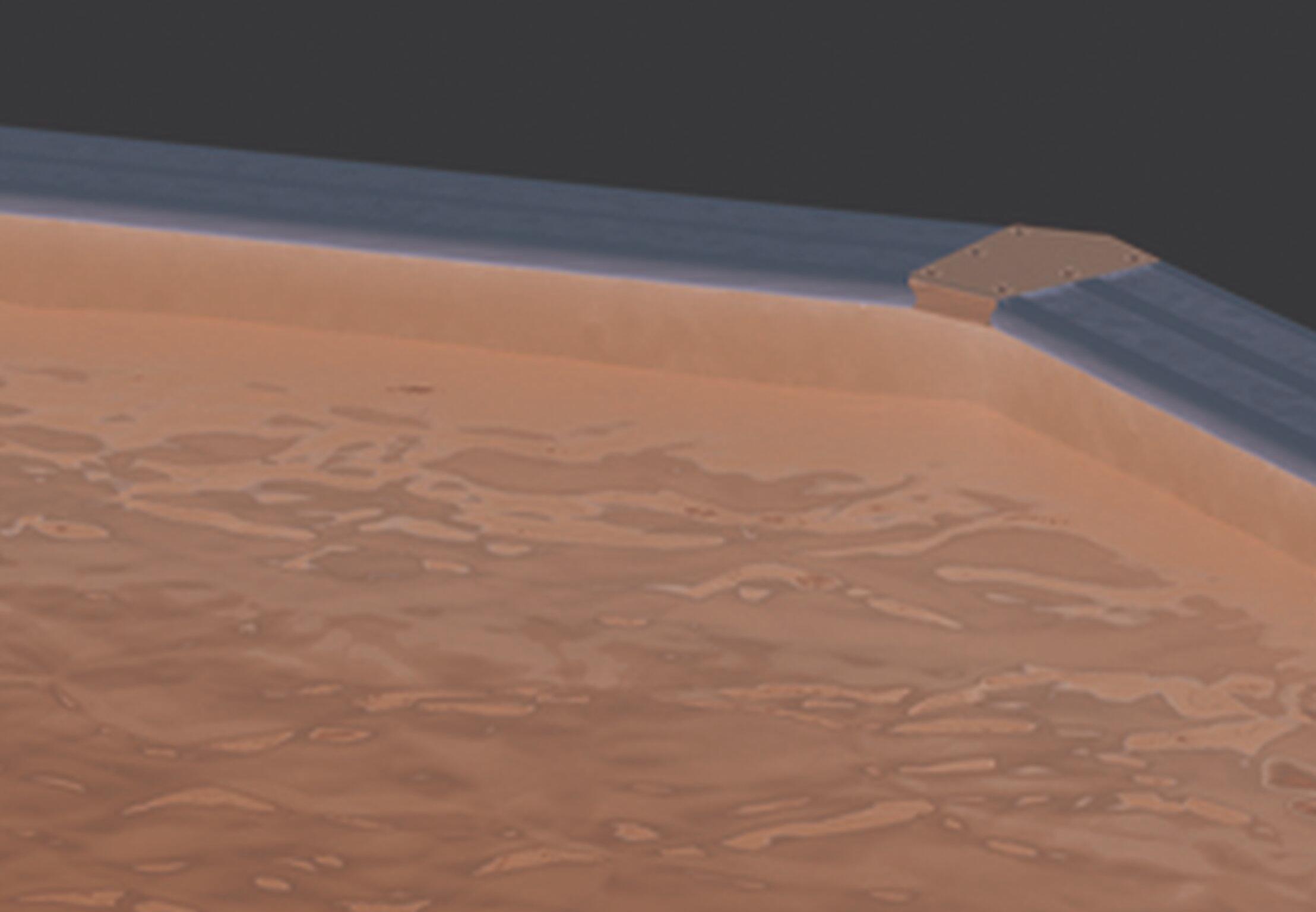 Liner uni bleu, L.1504.3 x l.300.3 cm H.155cm - 2