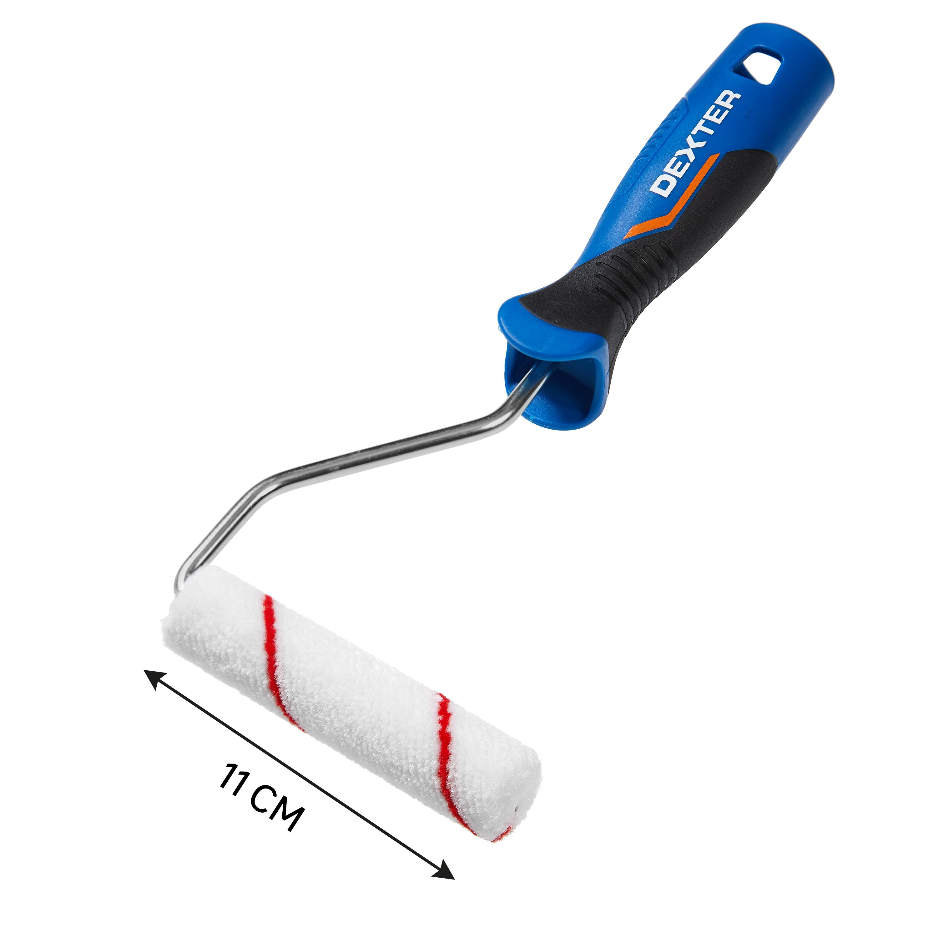 Minirouleau laque pour multisupport (bois, fer, métaux, pvc), DEXTER, l.110 mm - 2