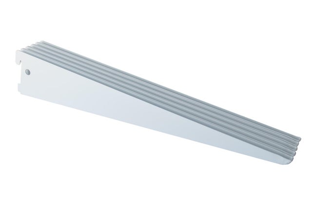 Lot de 10 consoles doubles acier verni, P.37 cm entraxe 50 mm