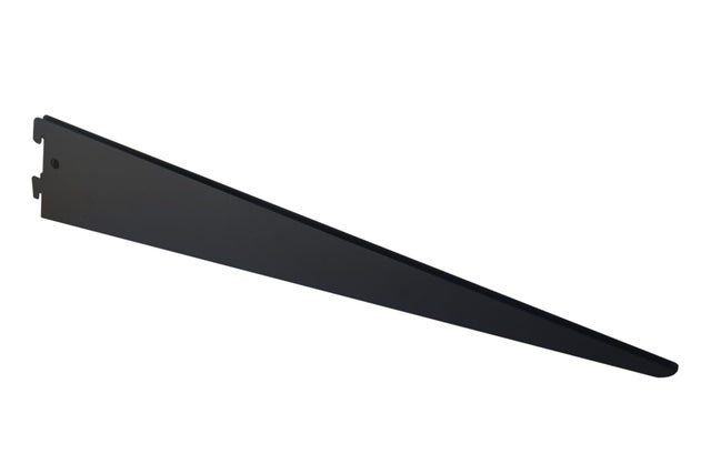 Console pour crémaillère double acier verni, P.47 cm entraxe 50 mm
