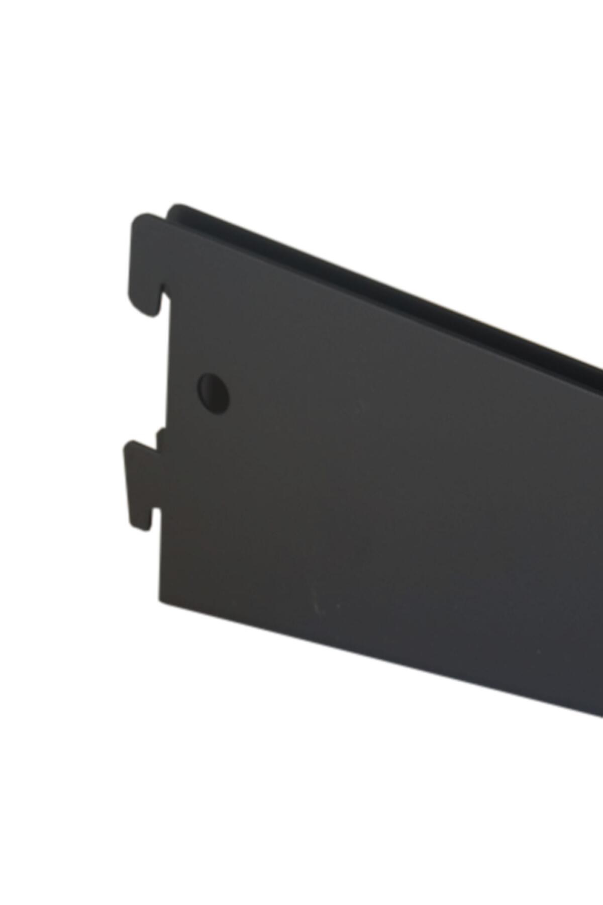 Console pour crémaillère double acier verni, P.47 cm entraxe 50 mm - 2