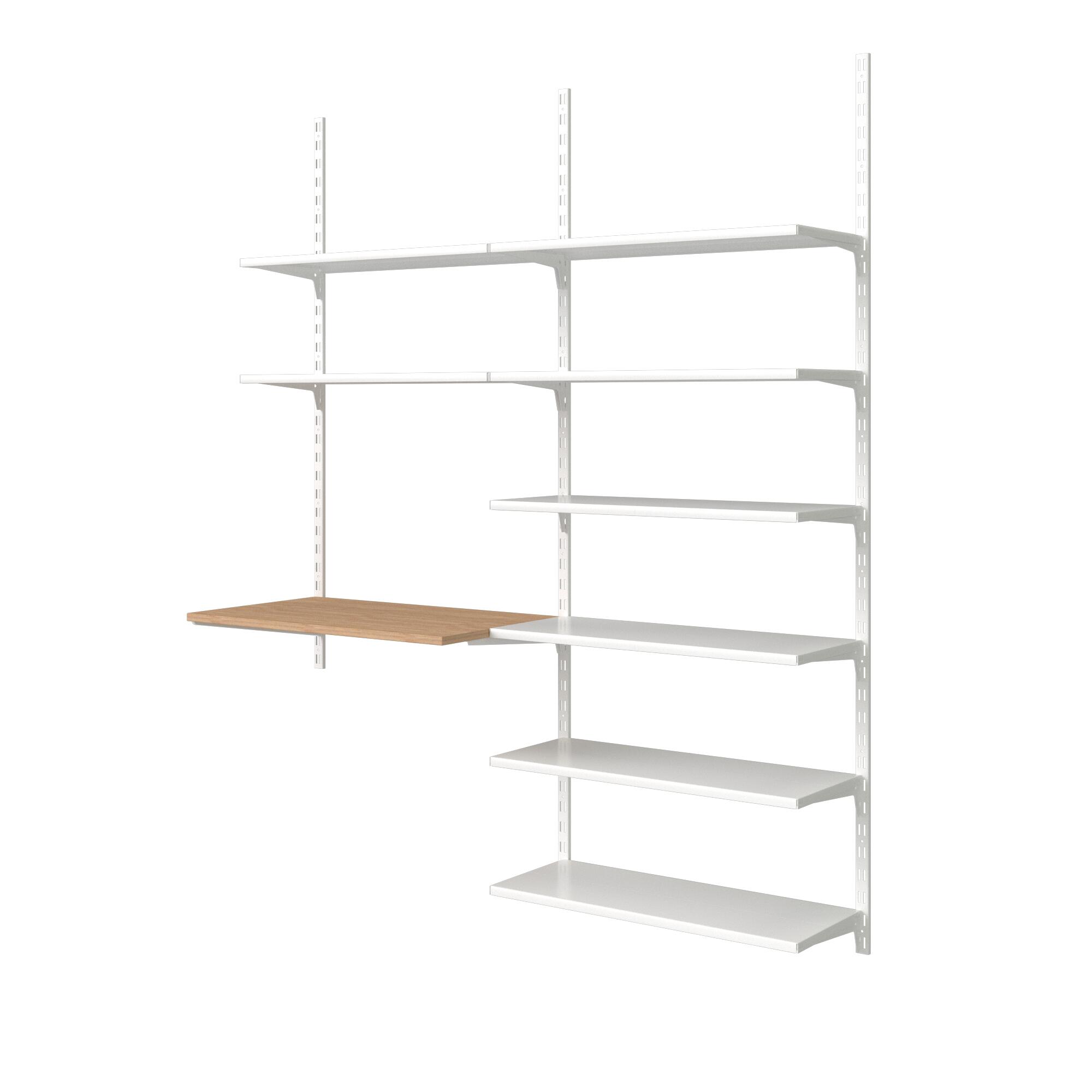 Crémaillère double acier, H.150 cm entraxe 50 mm - 2