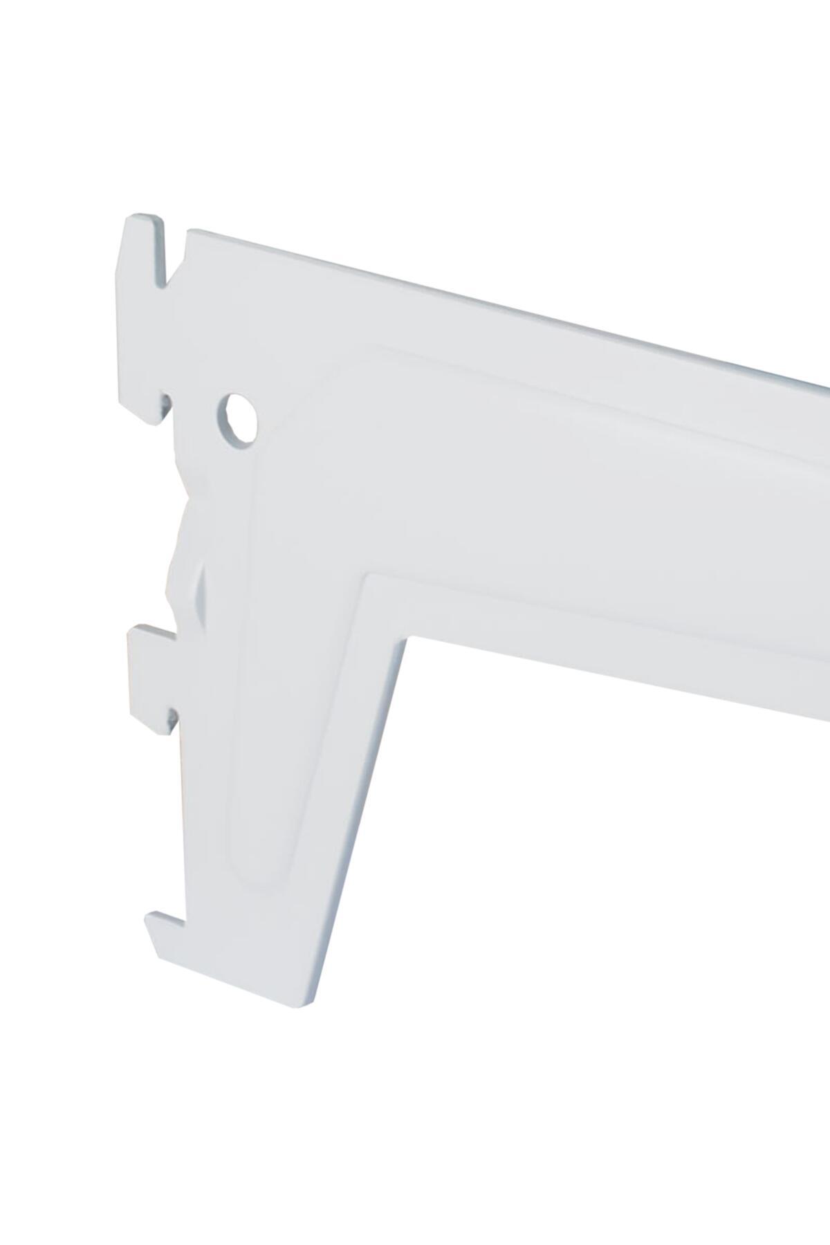 Lot de 10 consoles simples acier verni, P.50 cm entraxe 50 mm - 3