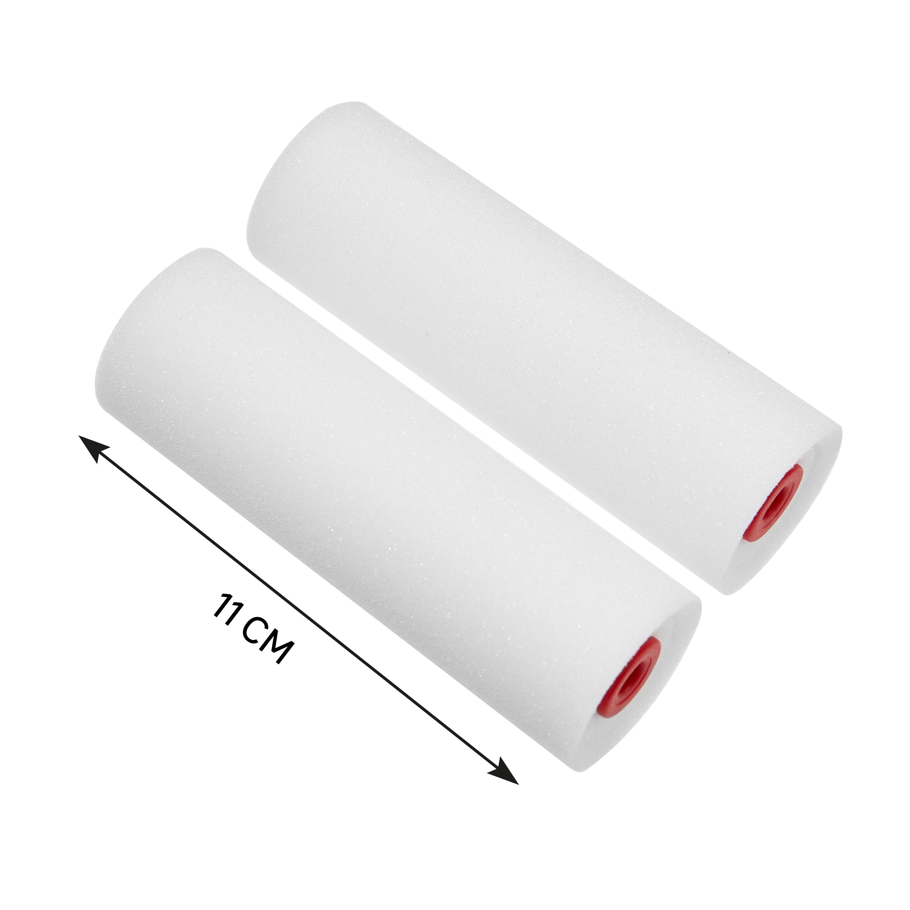 Lot de 2 recharge de rouleau à peinture pour peindre une surface lisse l.110 mm  - 2