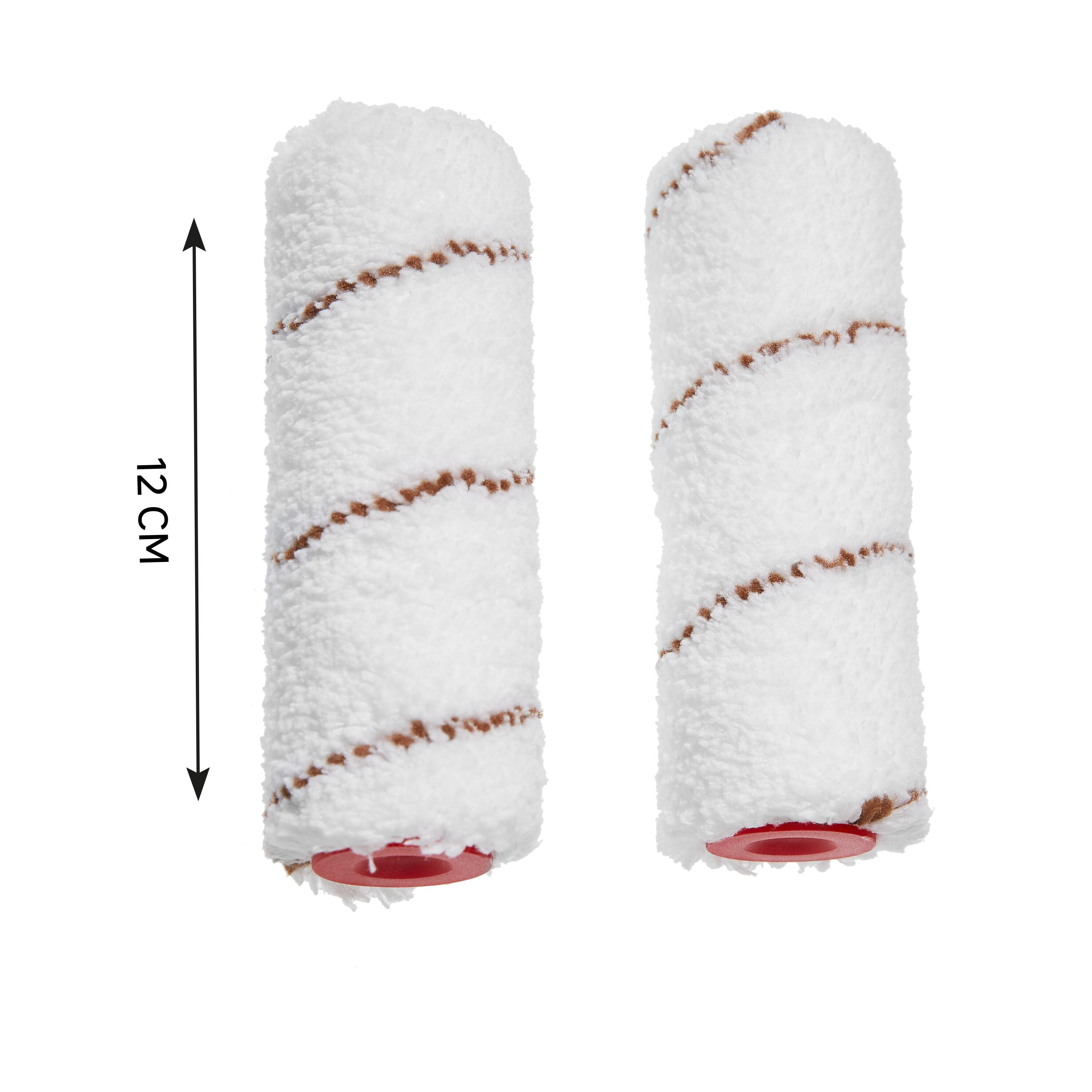 Lot de 2 mini manchons lasure, huile et saturateur pour bois, DEXTER, l.120 mm - 2