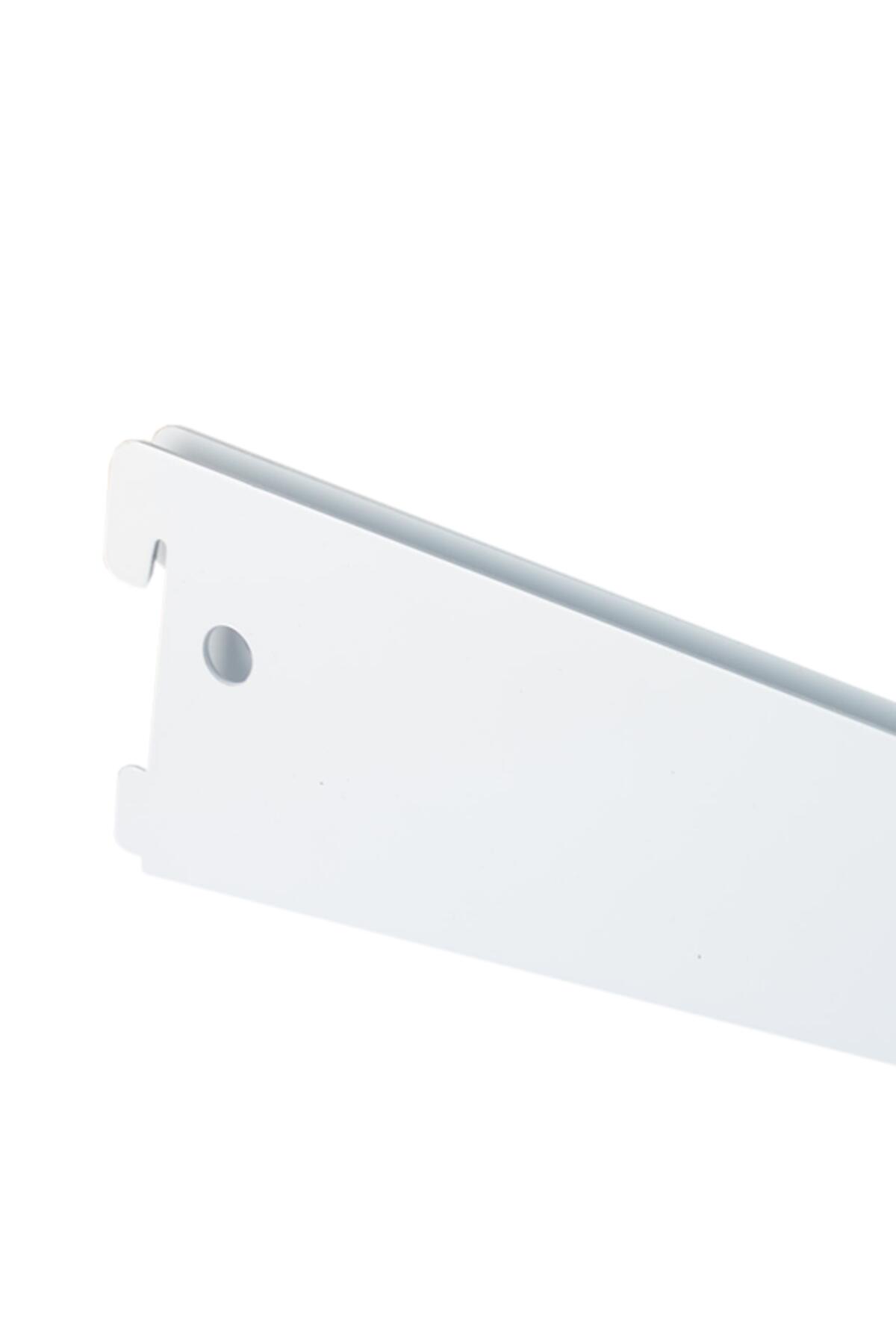 Lot de 10 consoles doubles acier verni, P.37 cm entraxe 50 mm - 3