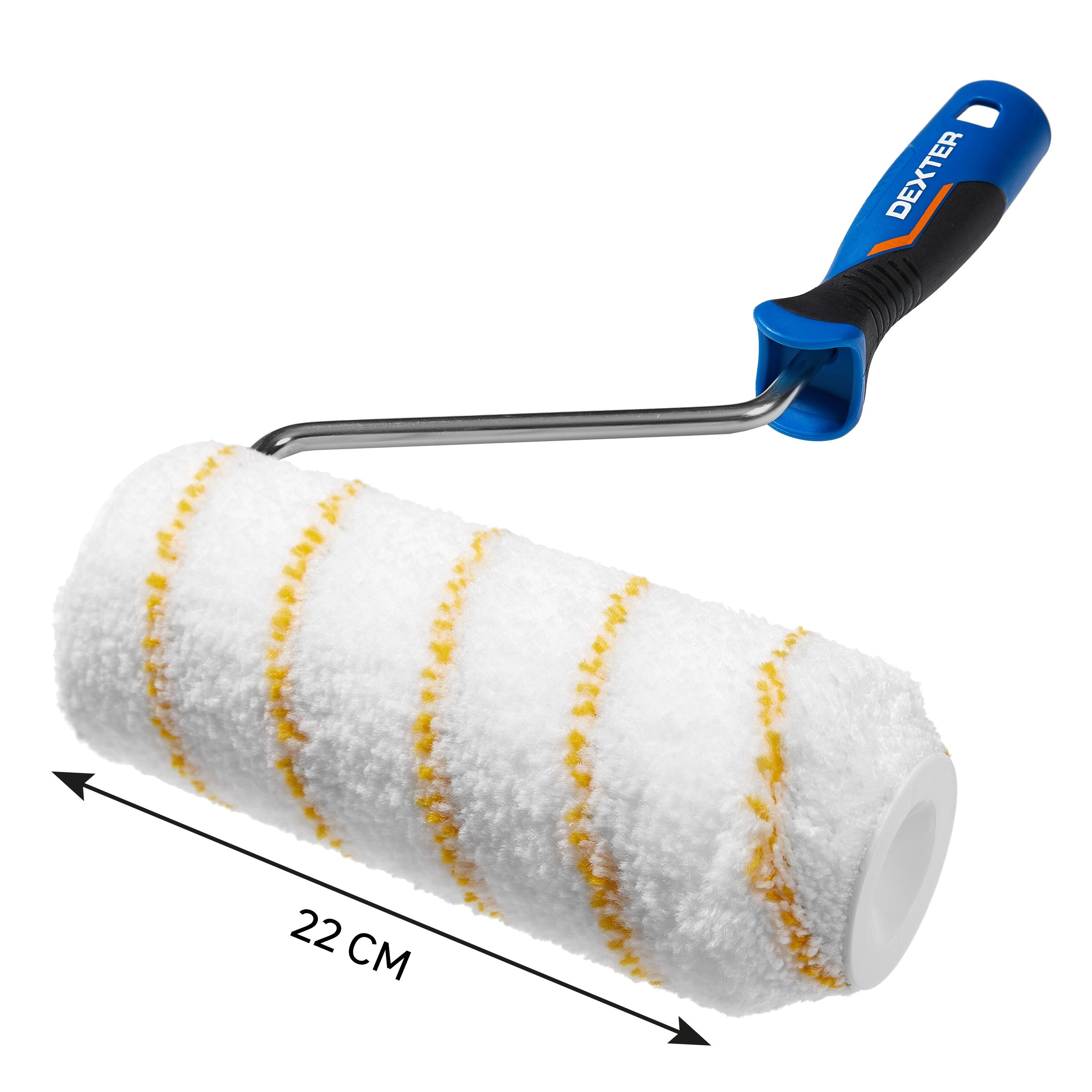 Rouleau crépi, enduit pour façade rugueuse, DEXTER, l.220 mm - 3