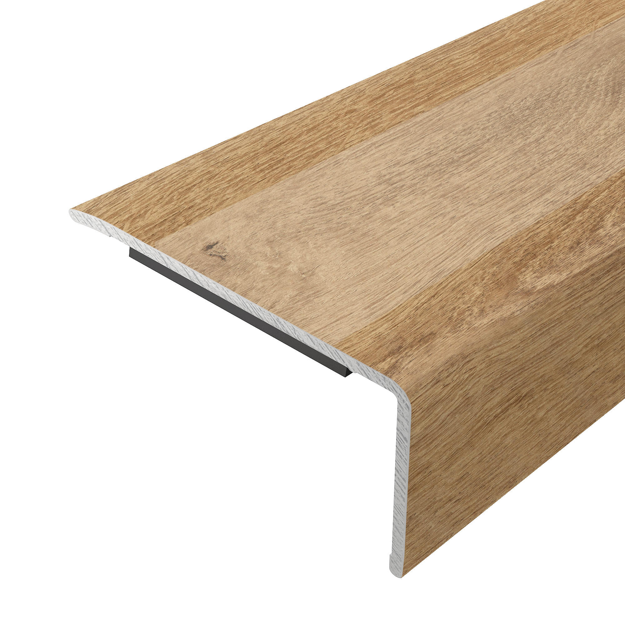 Nez de marche alu effet bois chêne à coller, l.3.6 cm x L.95 cm ARTENS — free download