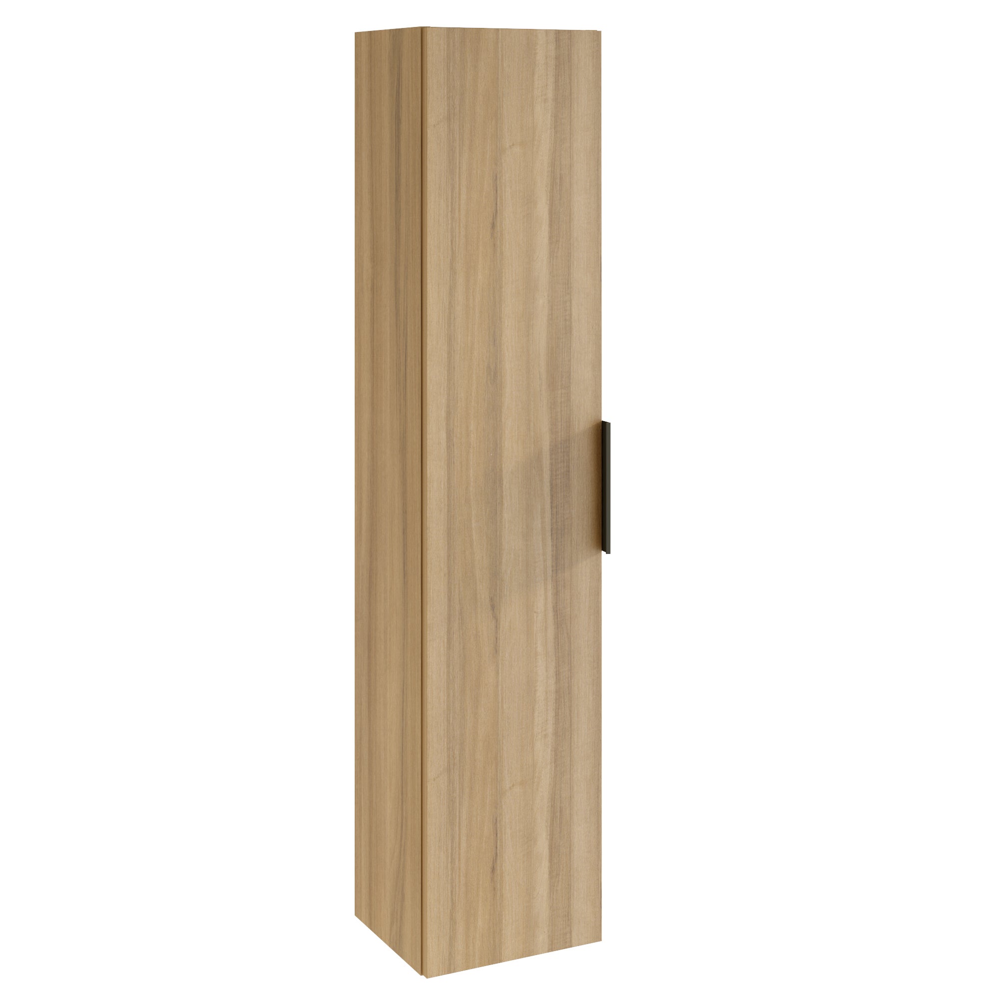 Colonna per mobile bagno NOUA 1 anta P 27 x L 30 x H 140 cm noce placcato truciolare - 3
