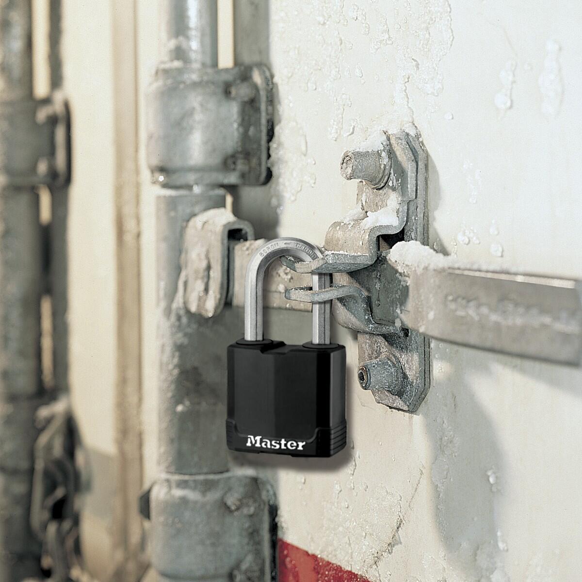 Cadenas avec clé MASTER LOCK acier laminé, l.45 mm - 4