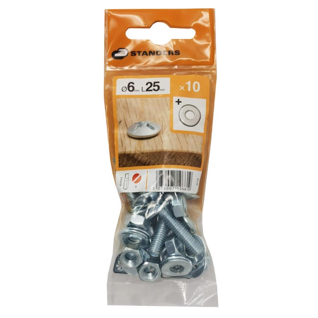 10 Boulons Tête Hexagonale Inox A2 - Diamètre 10 Mm - Longueur 50 Mm Mm Mm 95837702 10 Boulons Tête Hexagonale Inox A2 - Diamètre 10 Mm - Longueur 50 Mm Mm Mm 95837702