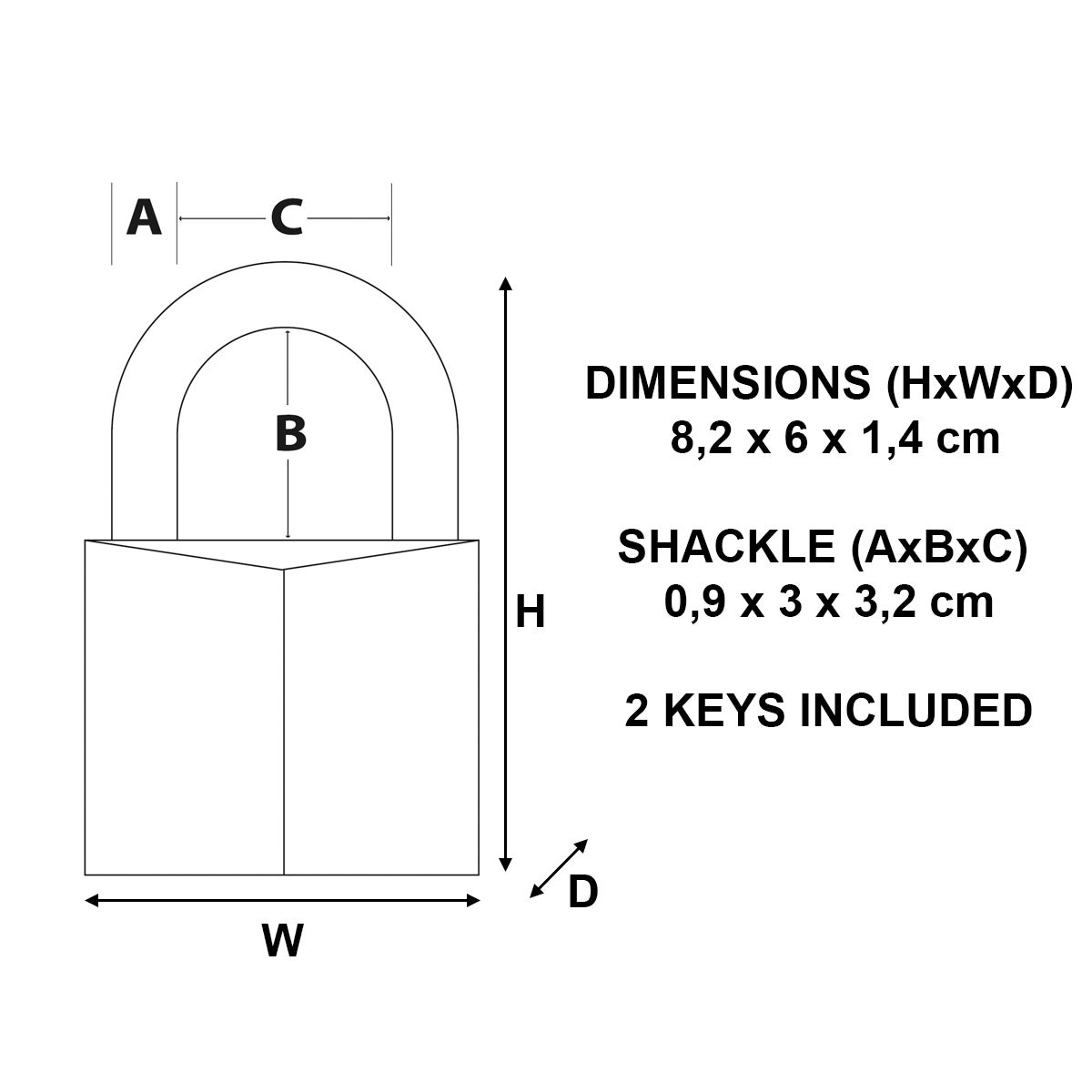 Master Lock 604EURD Lucchetto con Combinazione in Alluminio Massiccio con Finitura in Ottone, Oro, 8.1 x 4 x 1.8 cm