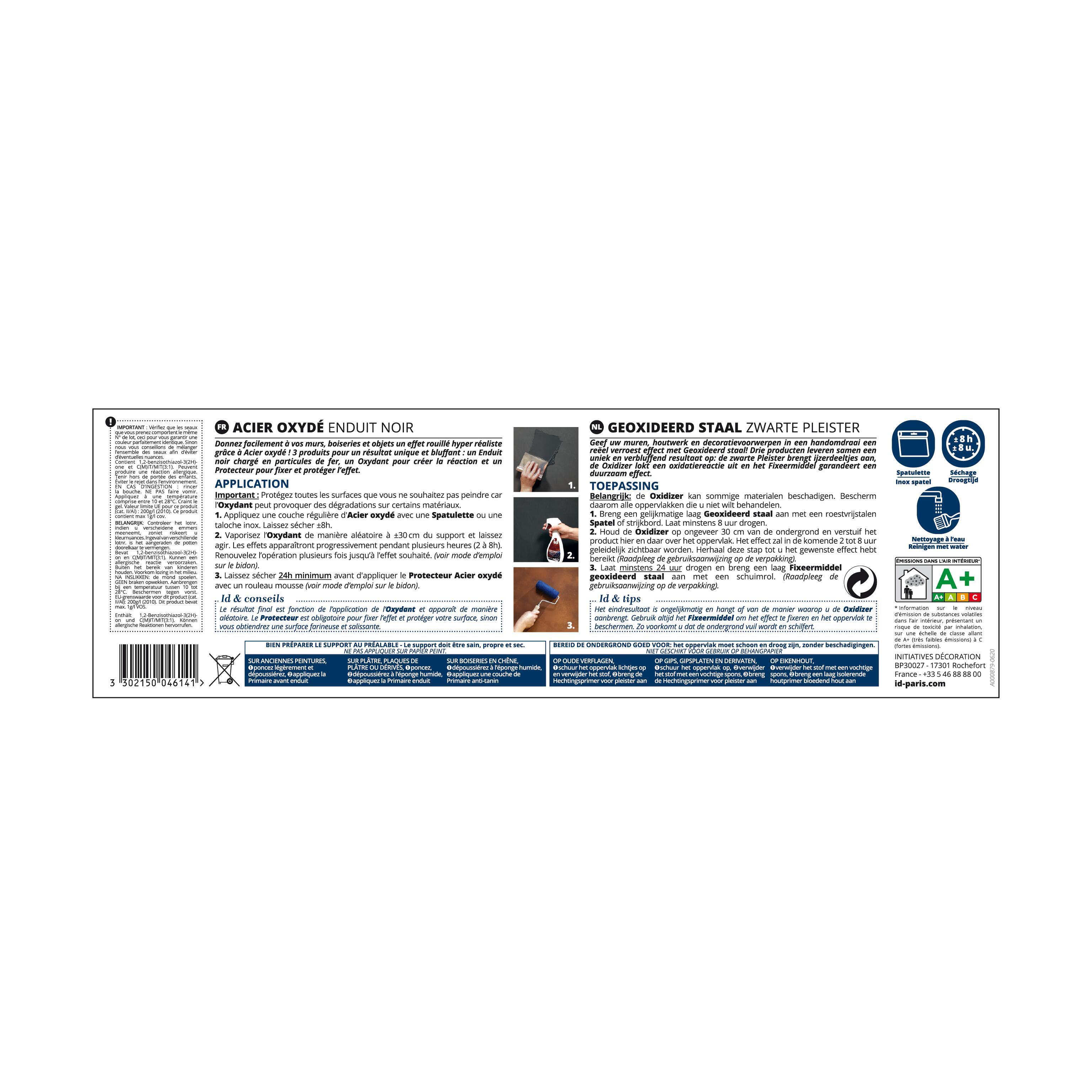 Pittura decorativa ID ruggine marrone corten 2 l - 14