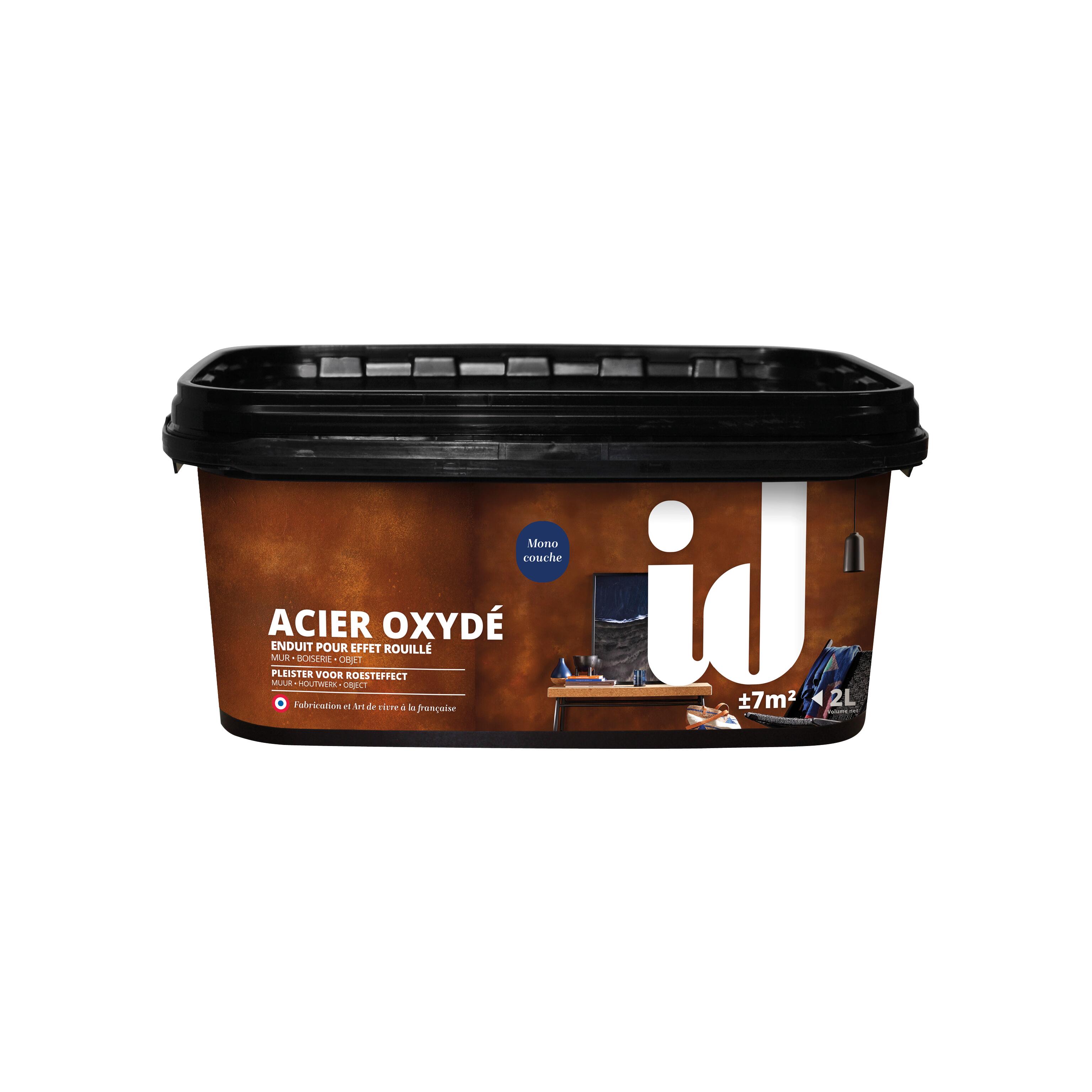 Pittura decorativa ID ruggine marrone corten 2 l - 13