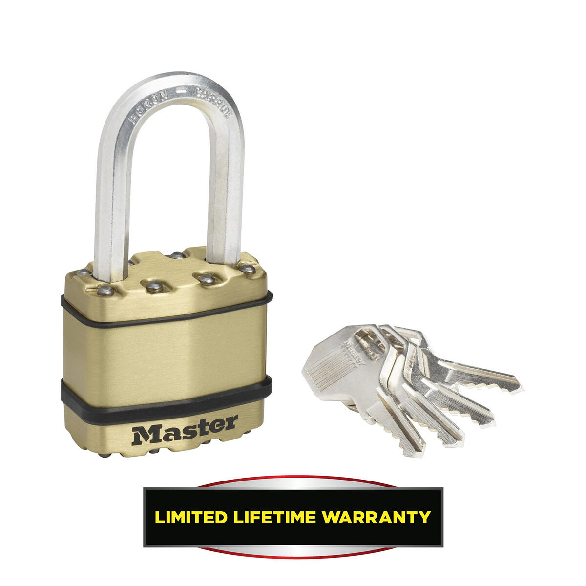 Cadenas avec clé MASTER LOCK acier laminé, l.45 mm - 2