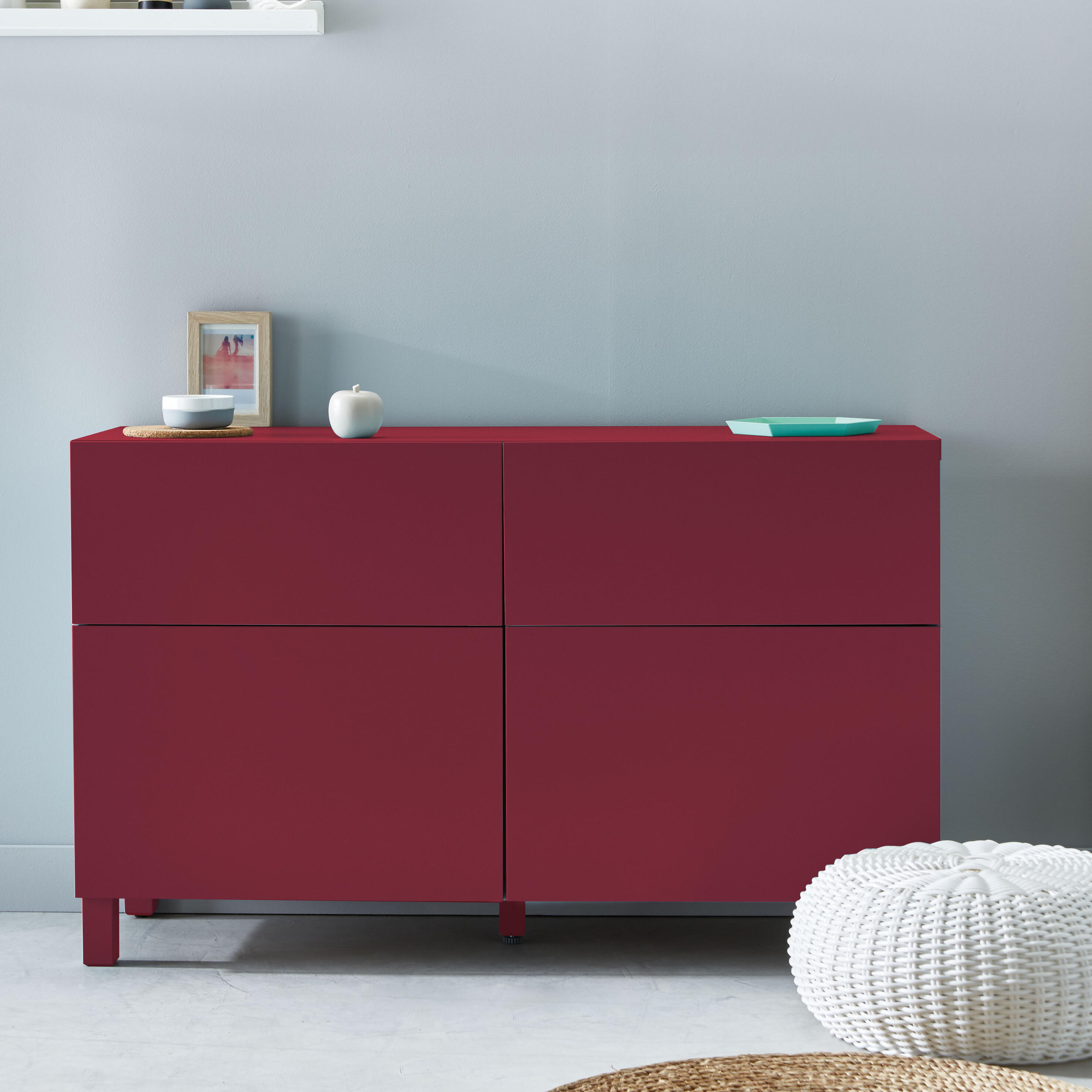 Peinture meuble et boiserie Charme ID grand cru mat 0.5L - 2