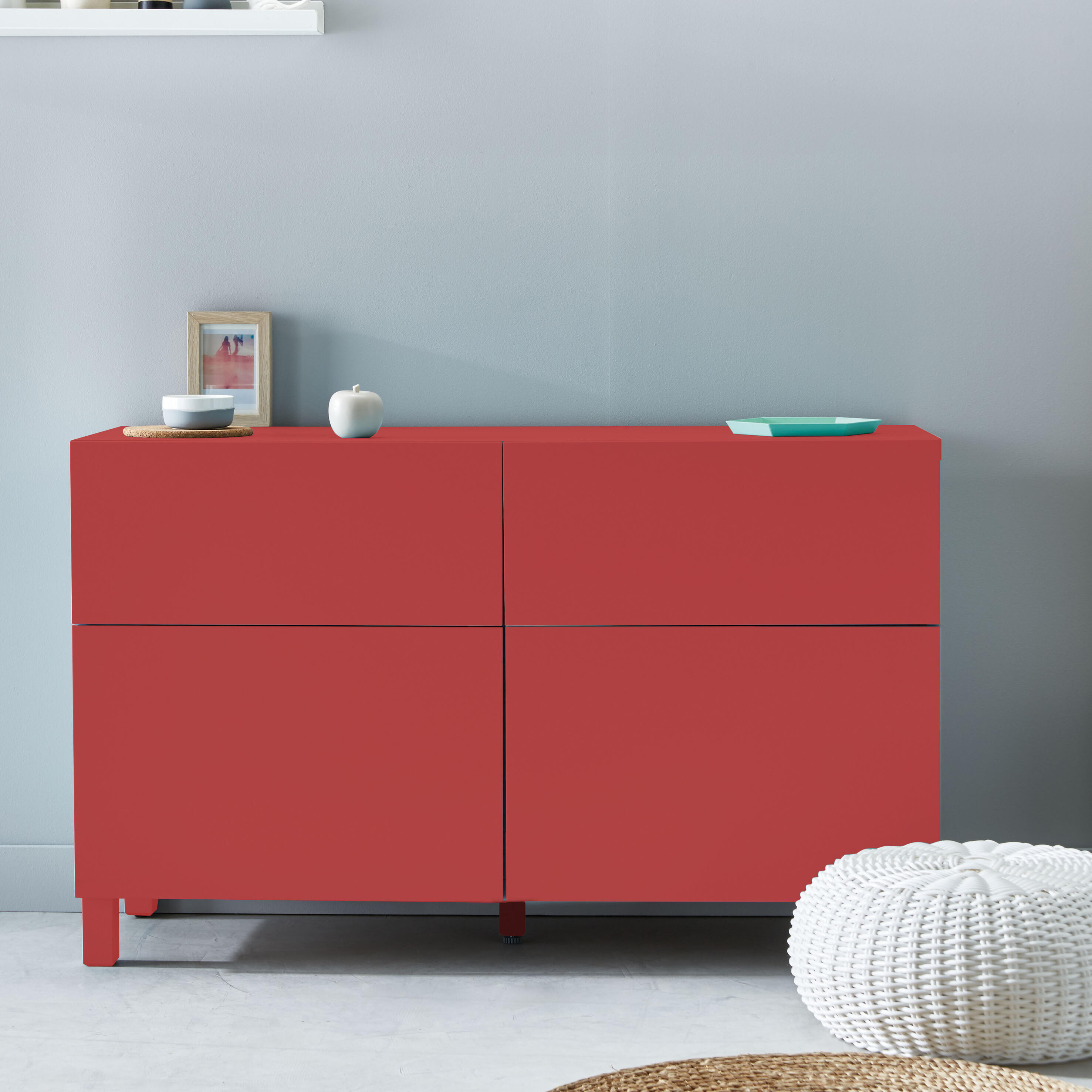 Peinture meuble et boiserie Charme ID cerise mat 0.5L - 2