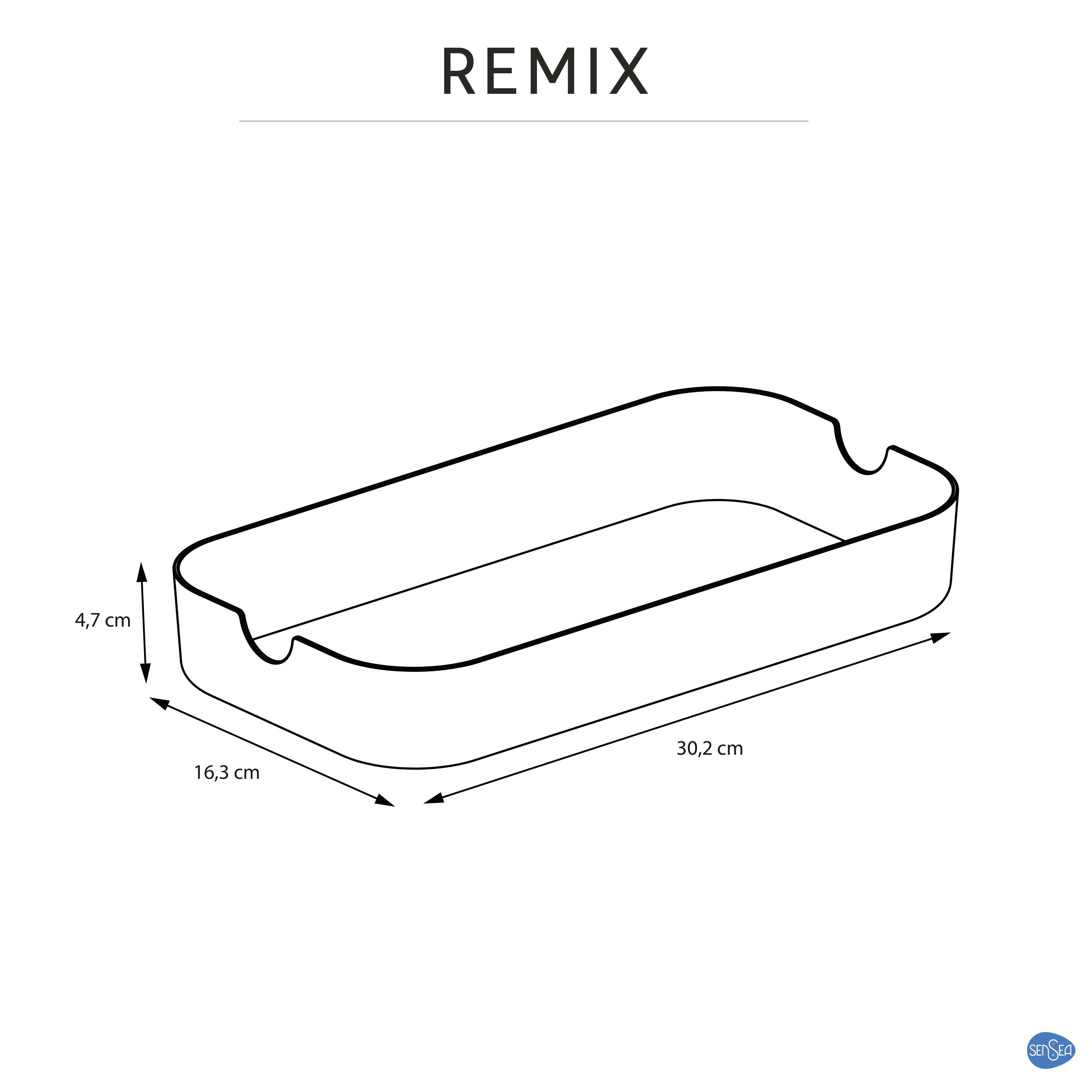 Caixa drawer remix l branco Sensea 16.3x4.7x4.730.2cm - 7