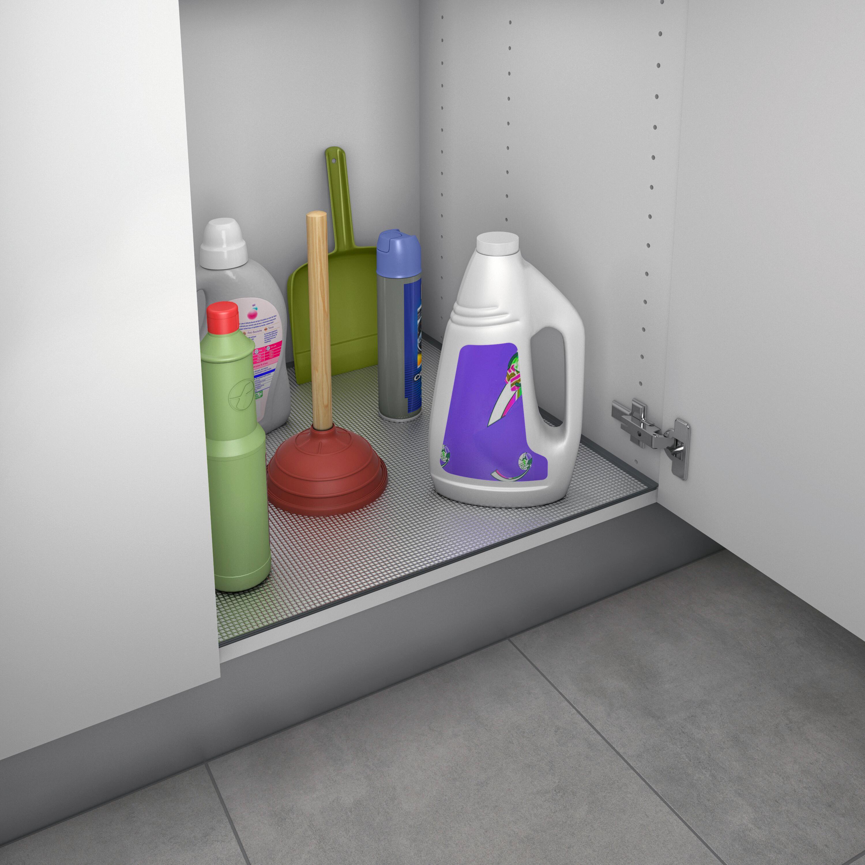 Protection aluminium sous-évier DELINIA l.76.8 x H.1 x P.51.5 cm - 2