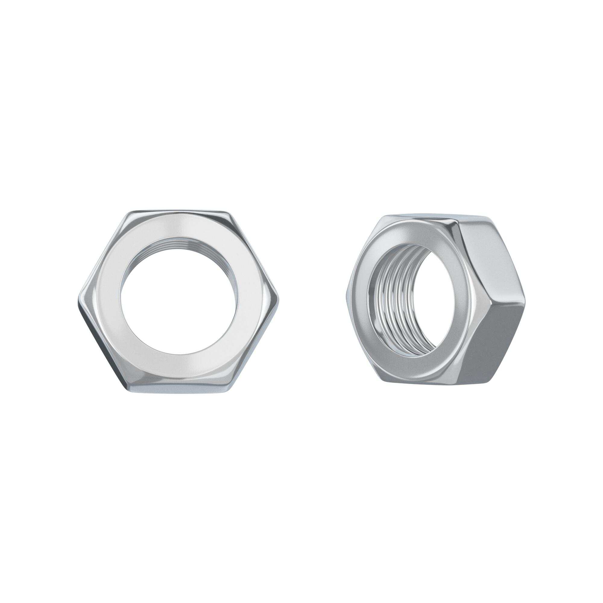 15 tuerca hexagonal de acero cincado Ø 8 mm - 2