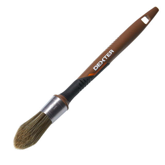 Pinceau conique pour vernir, huiler, vitrifier, lasurer et saturer, 21 mm DEXTER