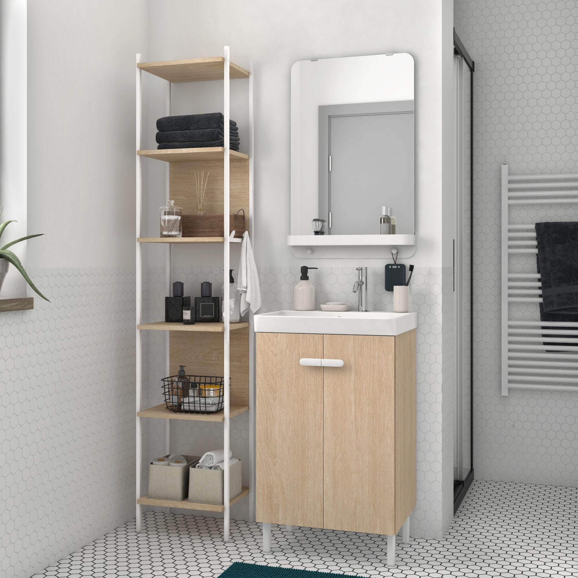 Szafka lustrzana bez oświetlenia Easy 50 x 70 Sensea - 5