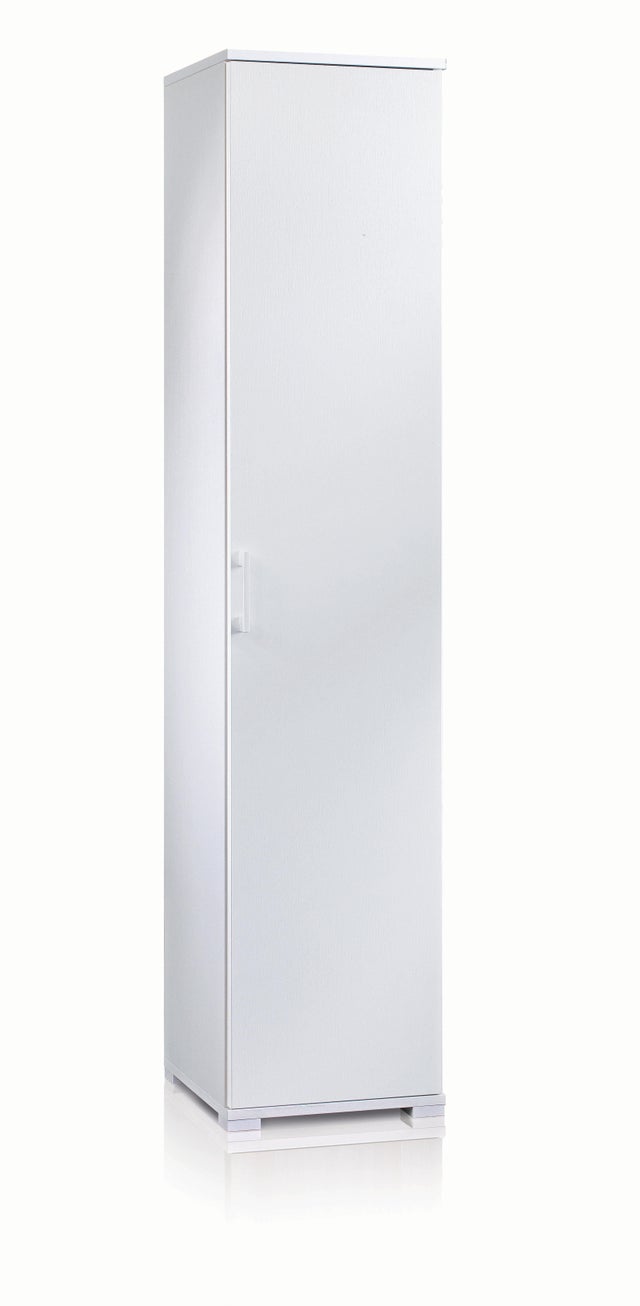 Mobile multiuso L 45 x H 195 x P 45 cm bianco