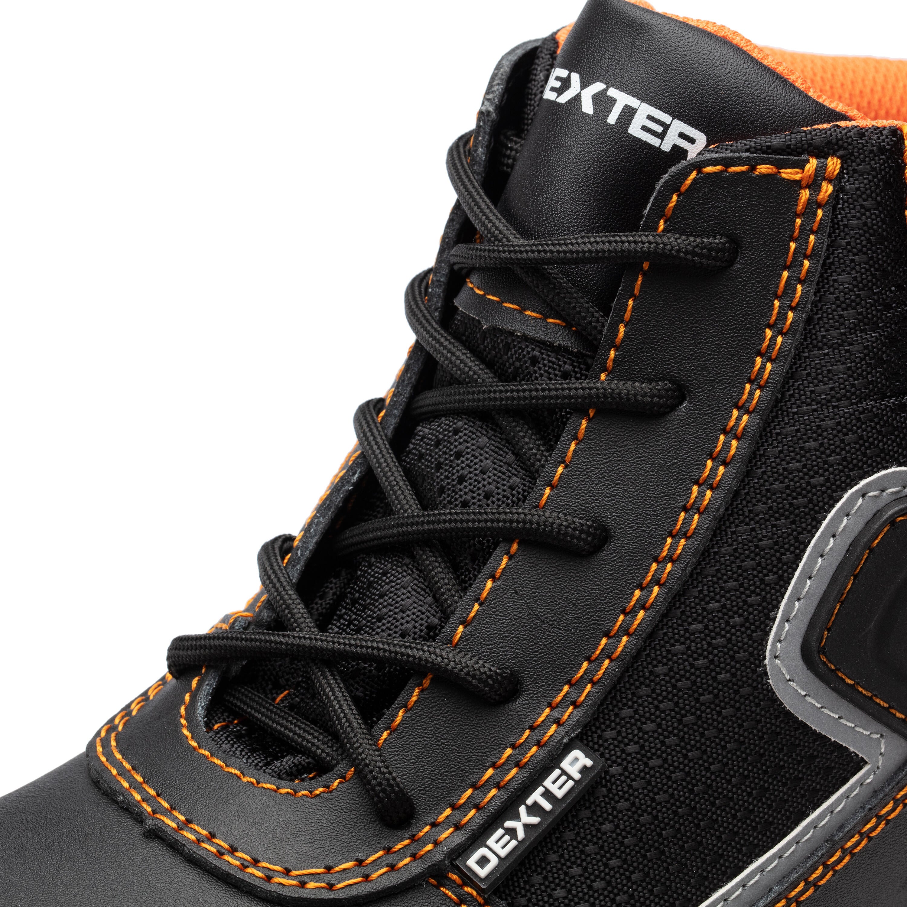 Lacets noirs pour chaussures de travail basses DEXTER, taille unique - 5