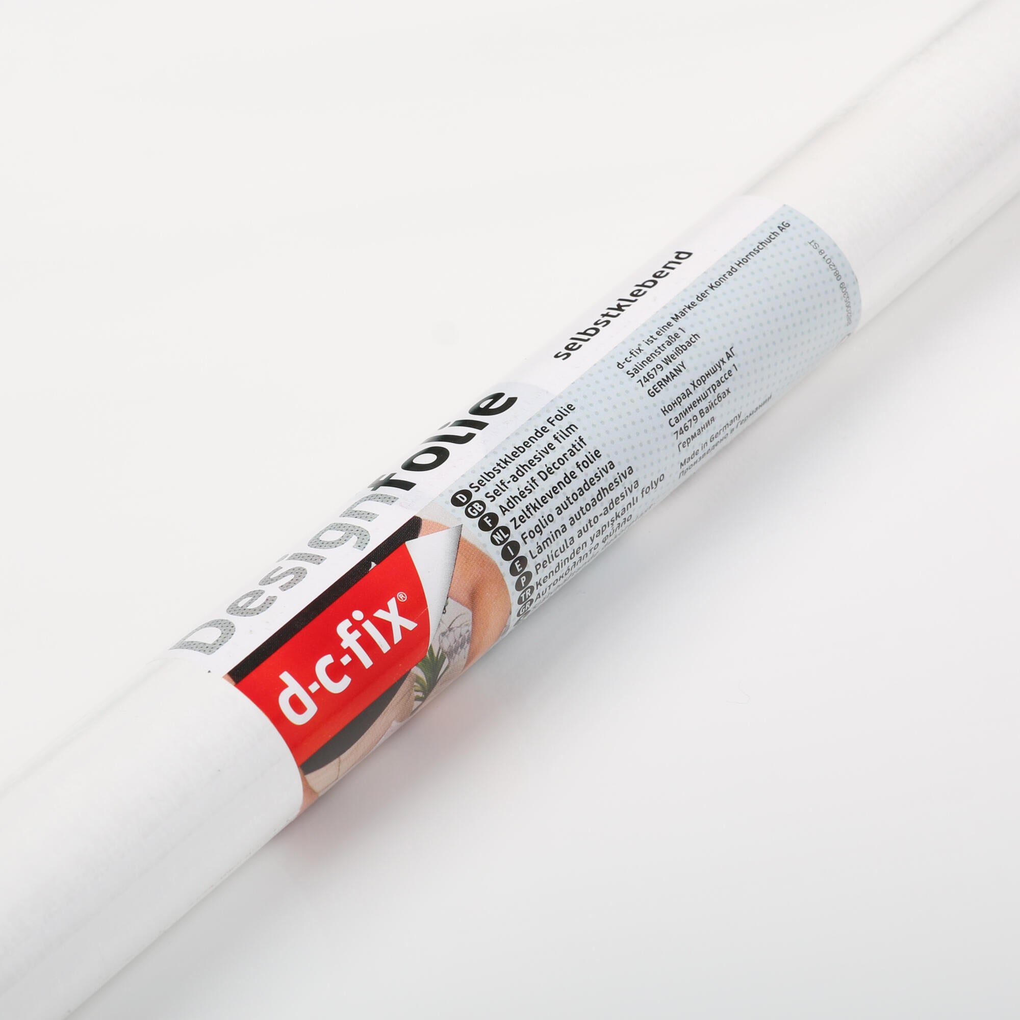 Adhésif décoratif D-C-FIX Uni brillant, blanc l.0.675 x L.2 m - 4