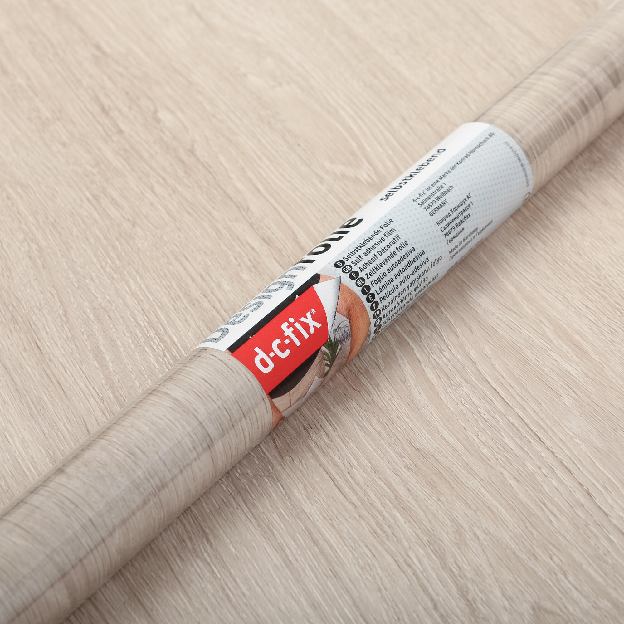 Rouleau adhésif décoratif D-C-FIX bois santana oak, marron l.0.9 x L.2.1 m - 4